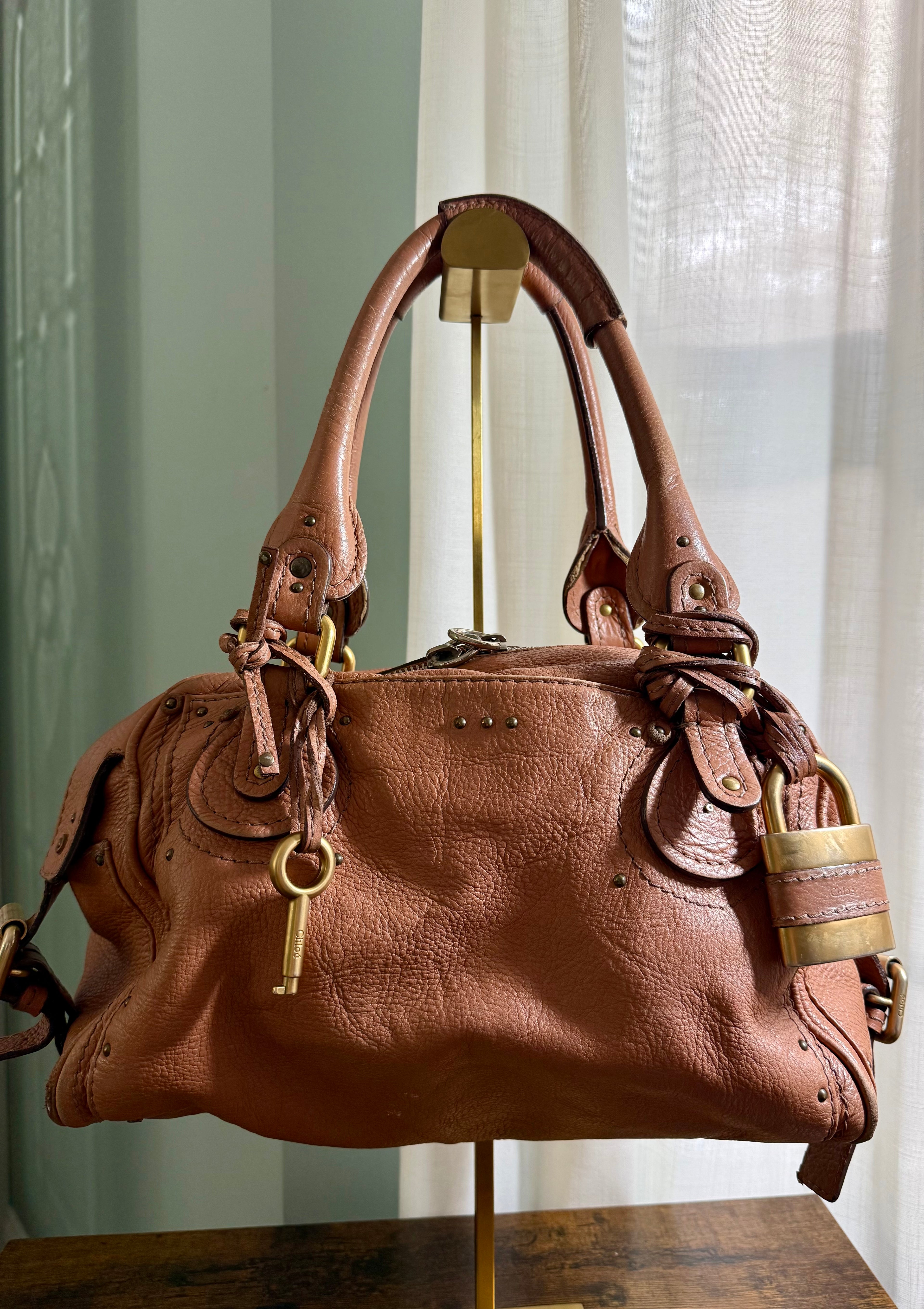 Chloé Paddington Large in Caramel