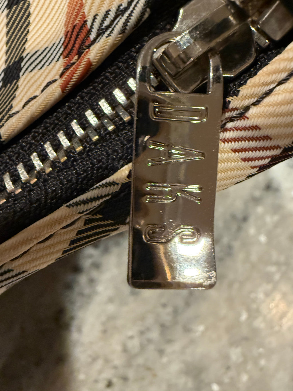 Daks Vintage House Check Shoulder Bag