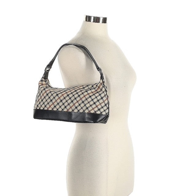 Daks Vintage House Check Shoulder Bag