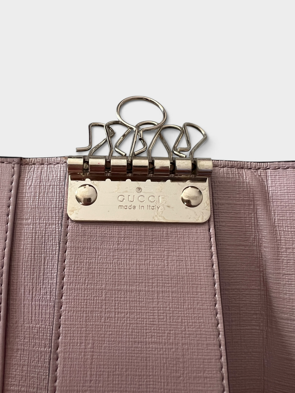 Gucci GG Supreme Canvas Horsebit Key Holder with Box
