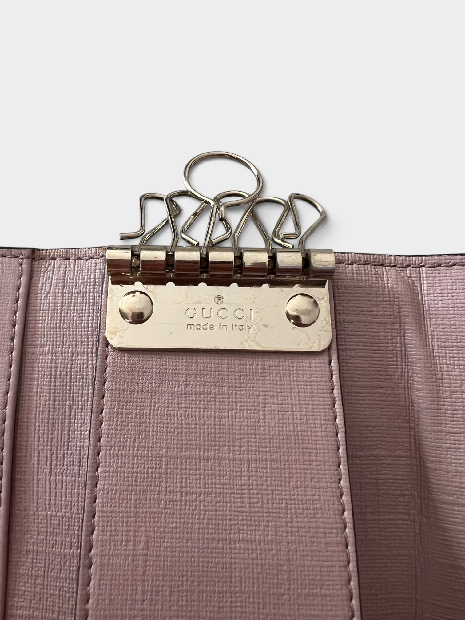 Gucci GG Supreme Canvas Horsebit Key Holder with Box
