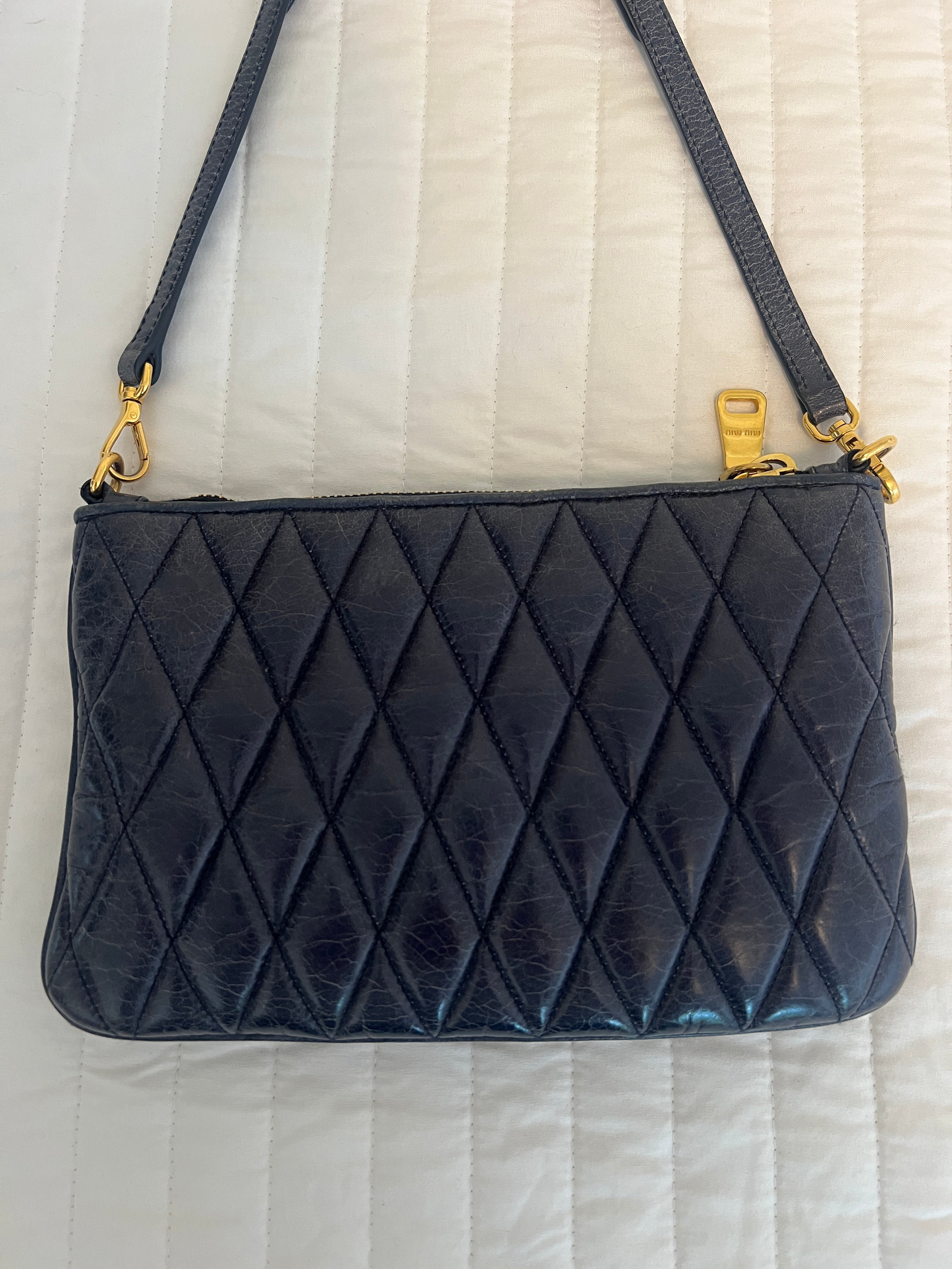 Miu Miu Navy Crossbody
