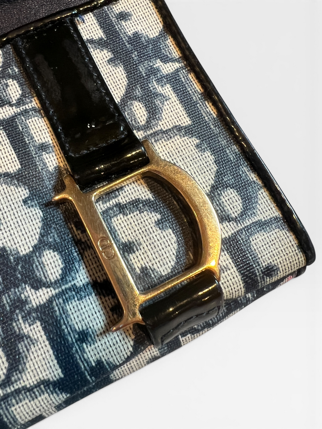 Christian Dior Trotter Saddle Long Wallet – Navy