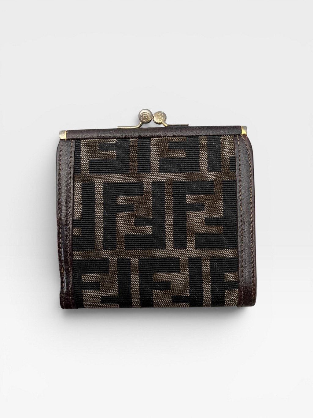 Fendi Zucca Canvas Bifold Wallet – Brown