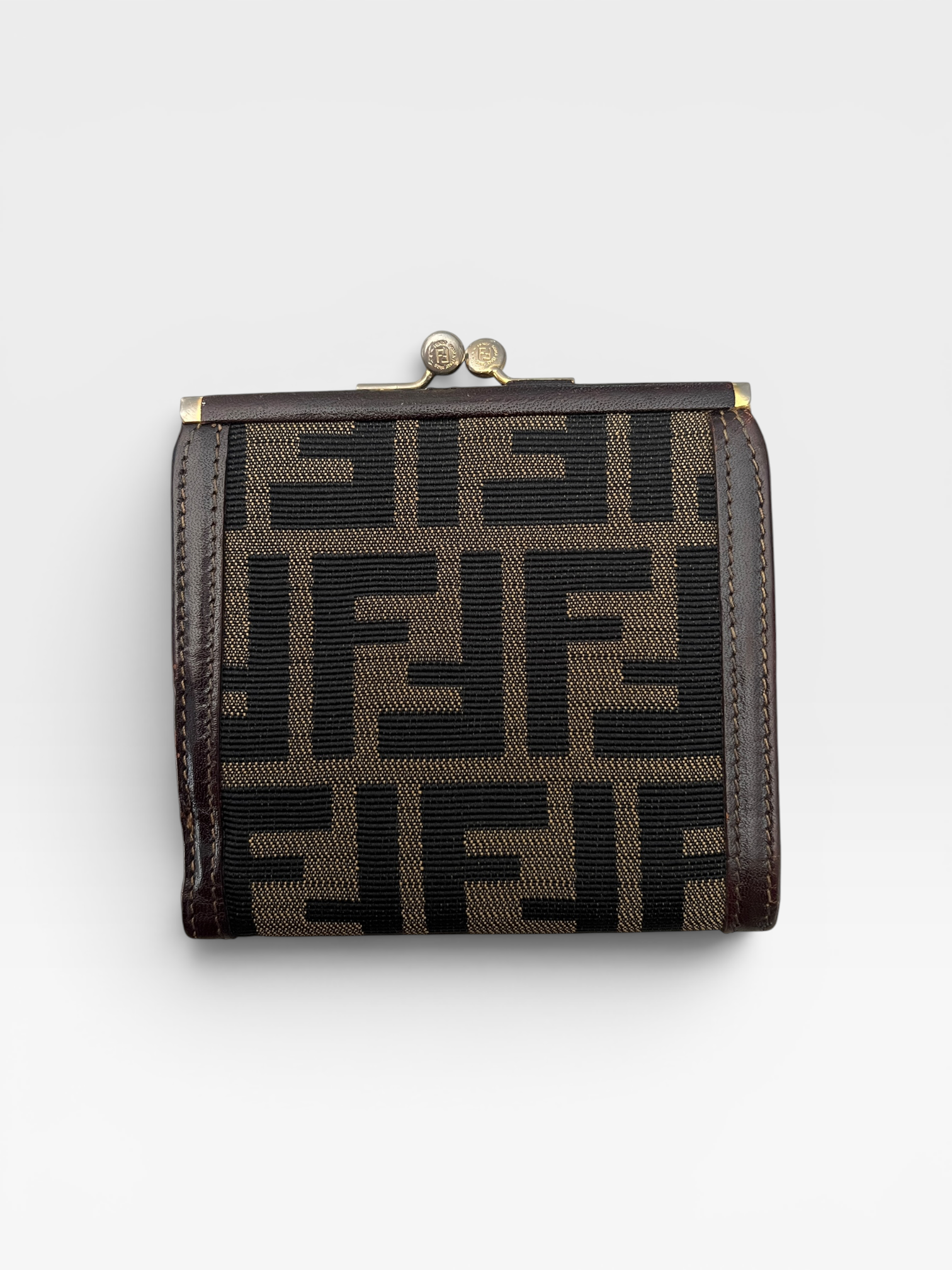 Fendi Zucca Canvas Bifold Wallet – Brown