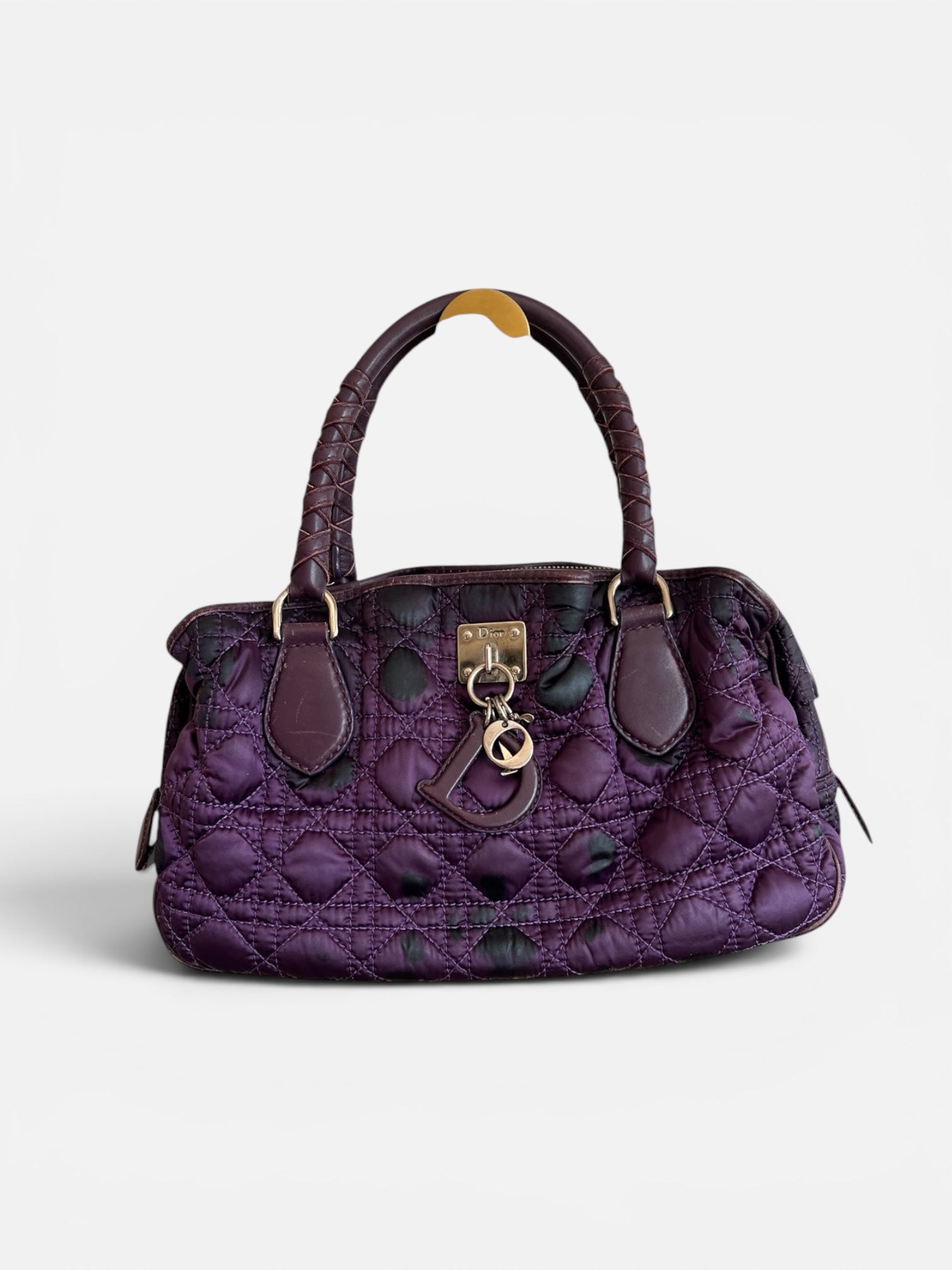 Christian Dior Cannage Purple Bag