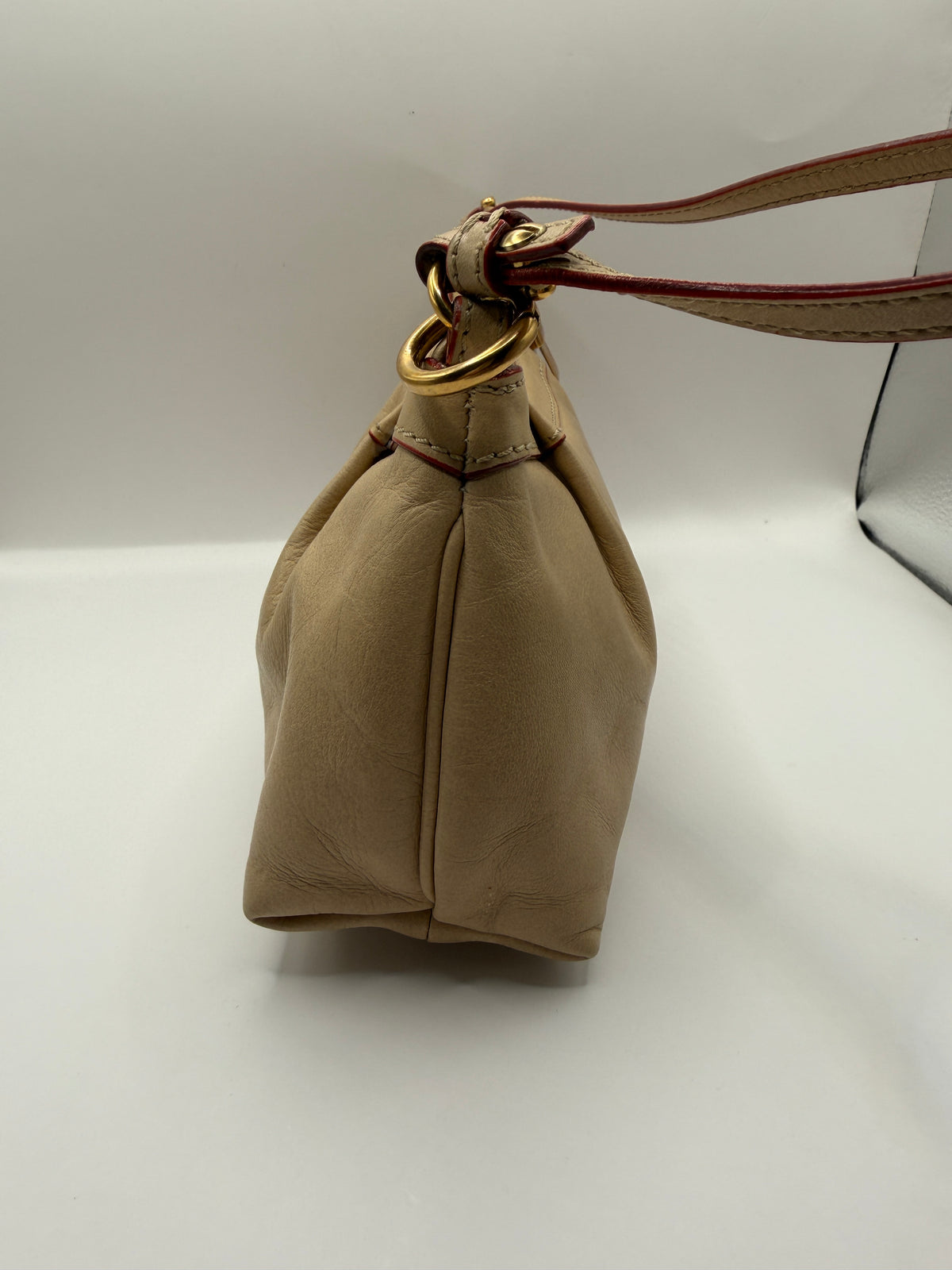 Chloé Beige Leather Shoulder Bag