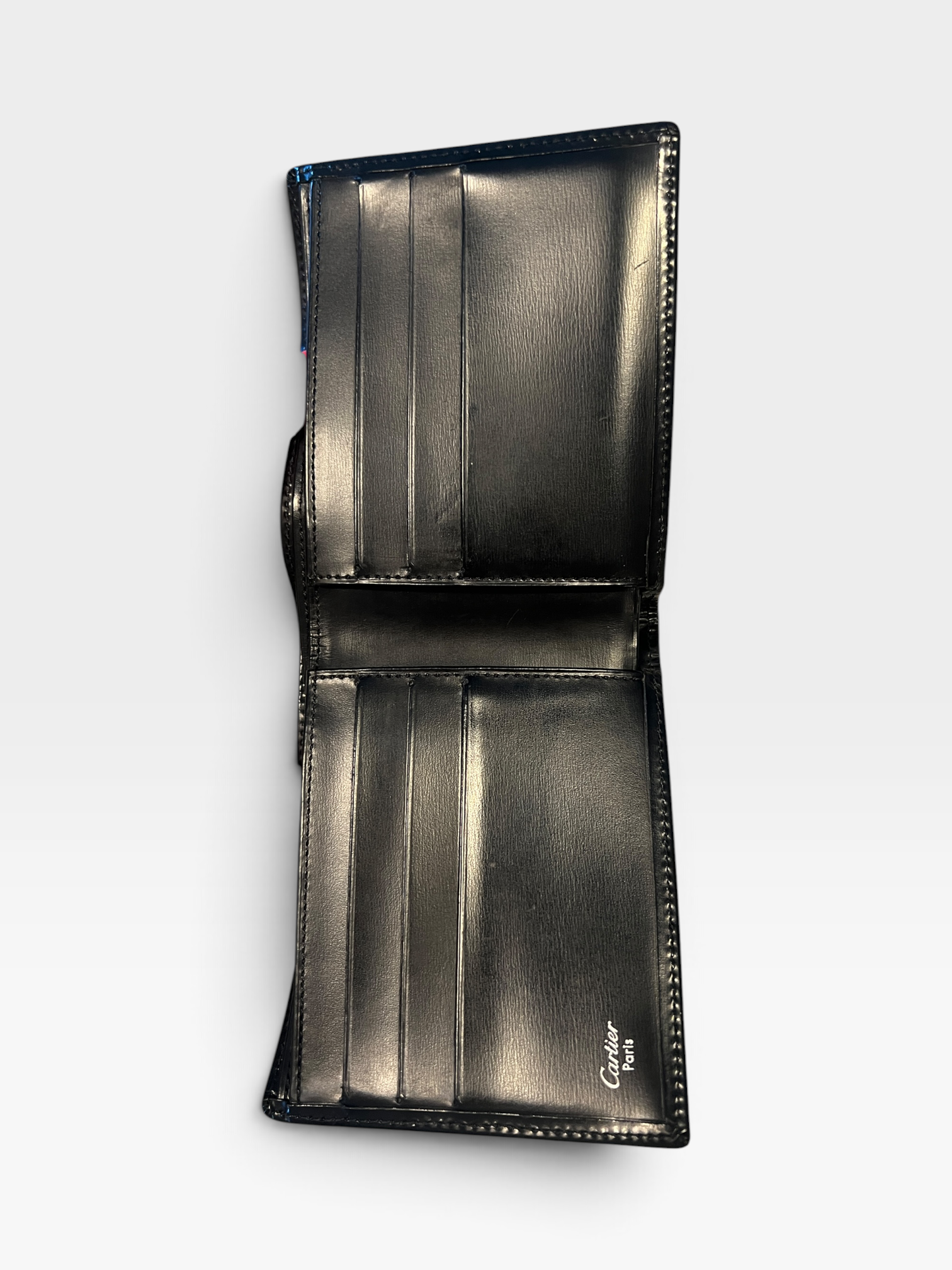 Cartier Must de Cartier Leather Bifold Wallet – Black