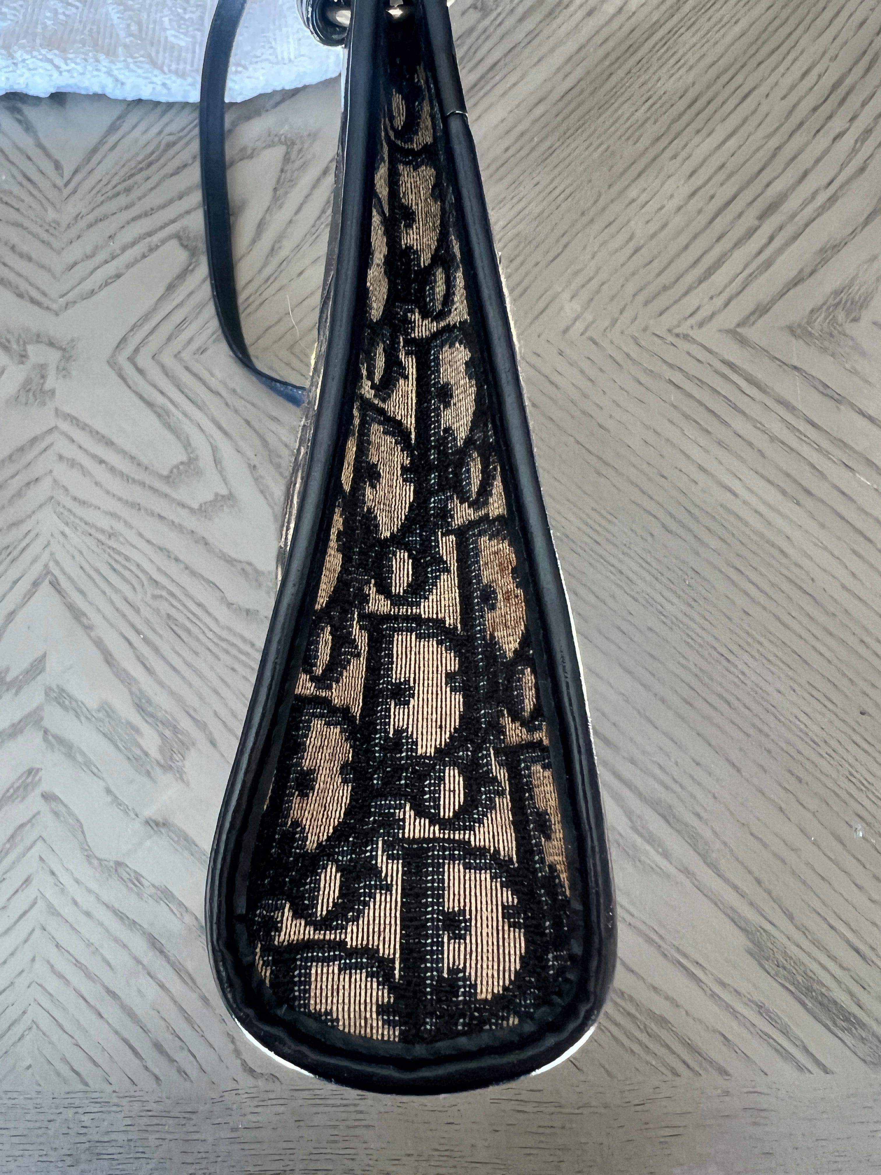 Christian Dior Trotter Canvas Shoulder Bag