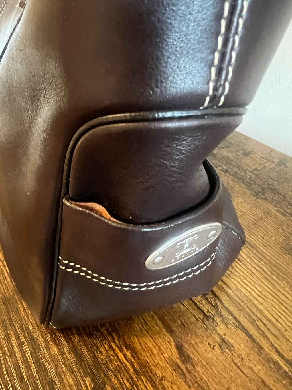 Celine Brown Leather Boogie Bag