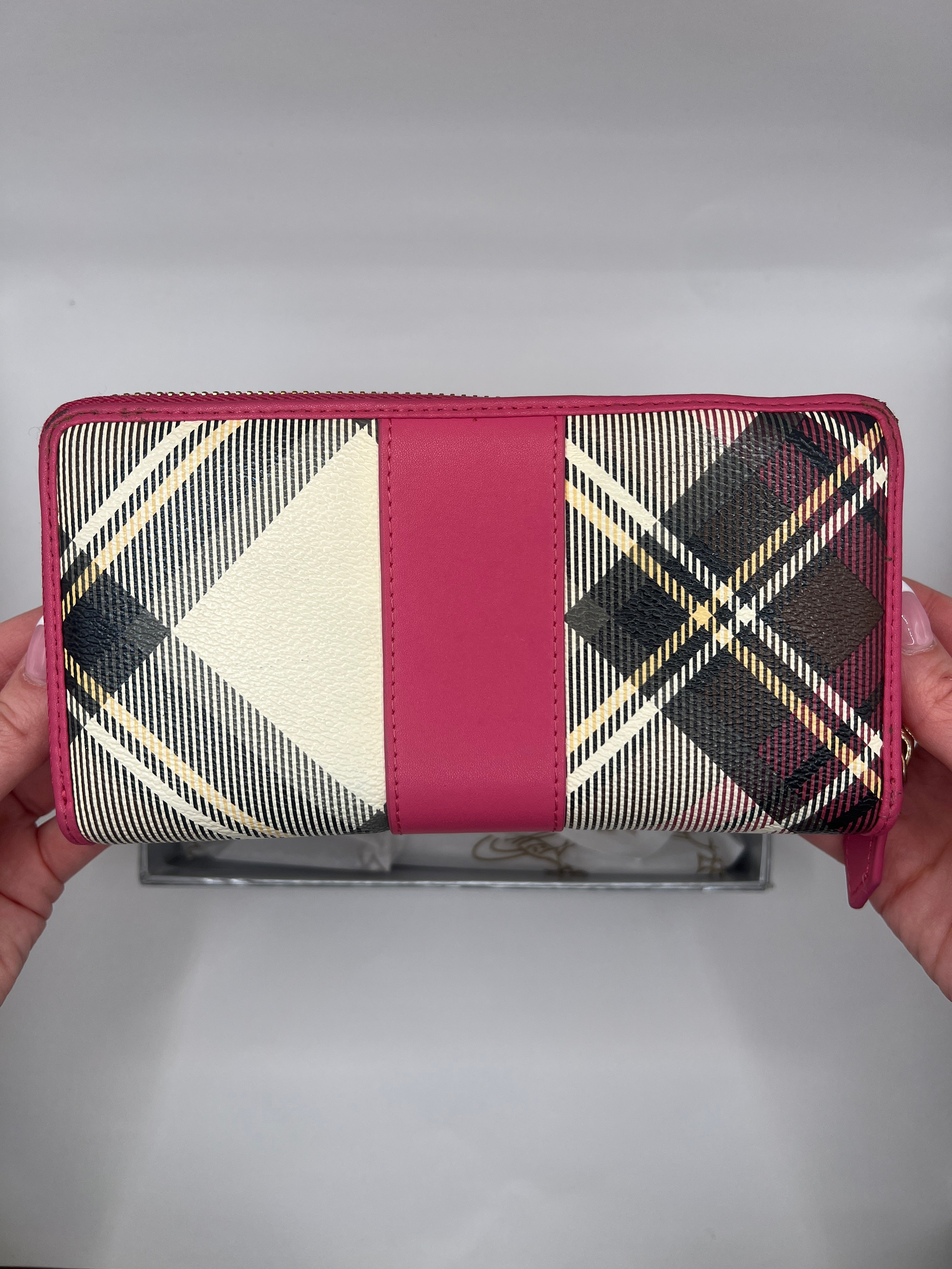Vivienne Westwood Tartan Zip Around Wallet