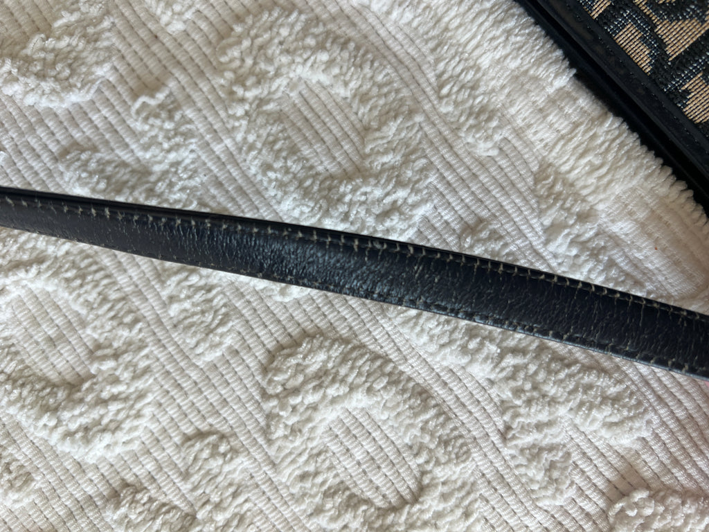 Christian Dior Trotter Canvas Shoulder Bag