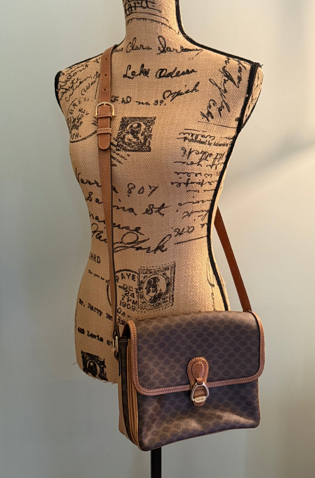 Céline Macadam Crossbody Bag”