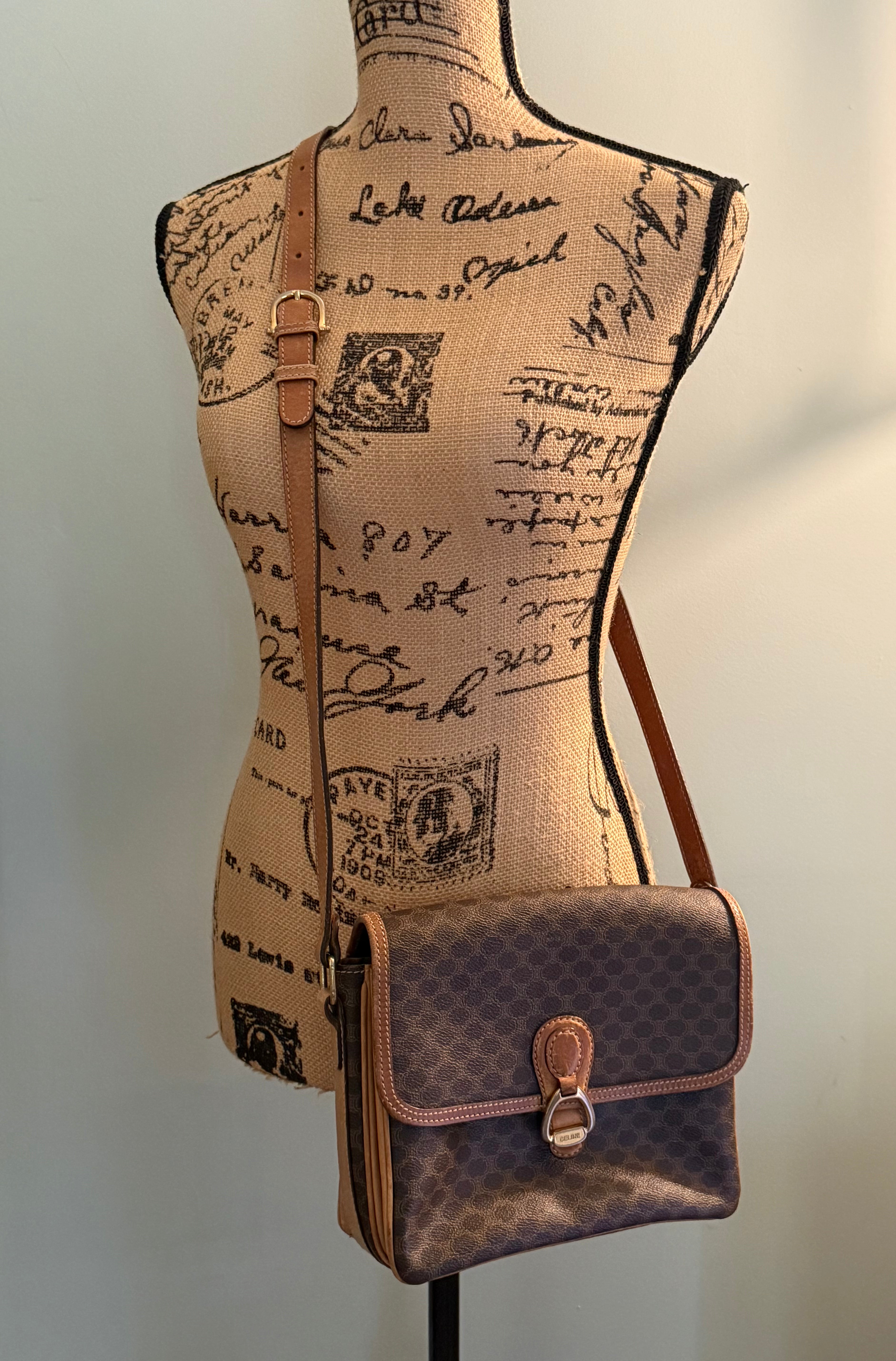 Céline Macadam Crossbody Bag”