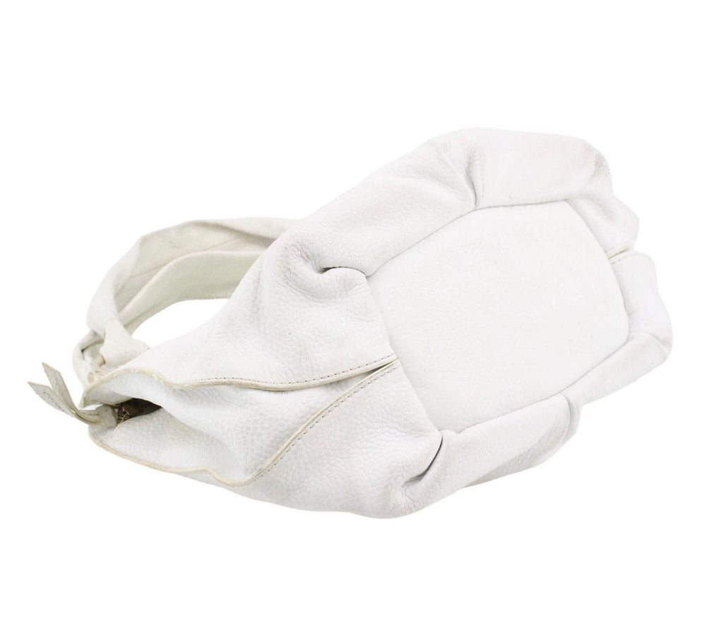 Celine Bittersweet Medium Leather Shoulder Bag – White