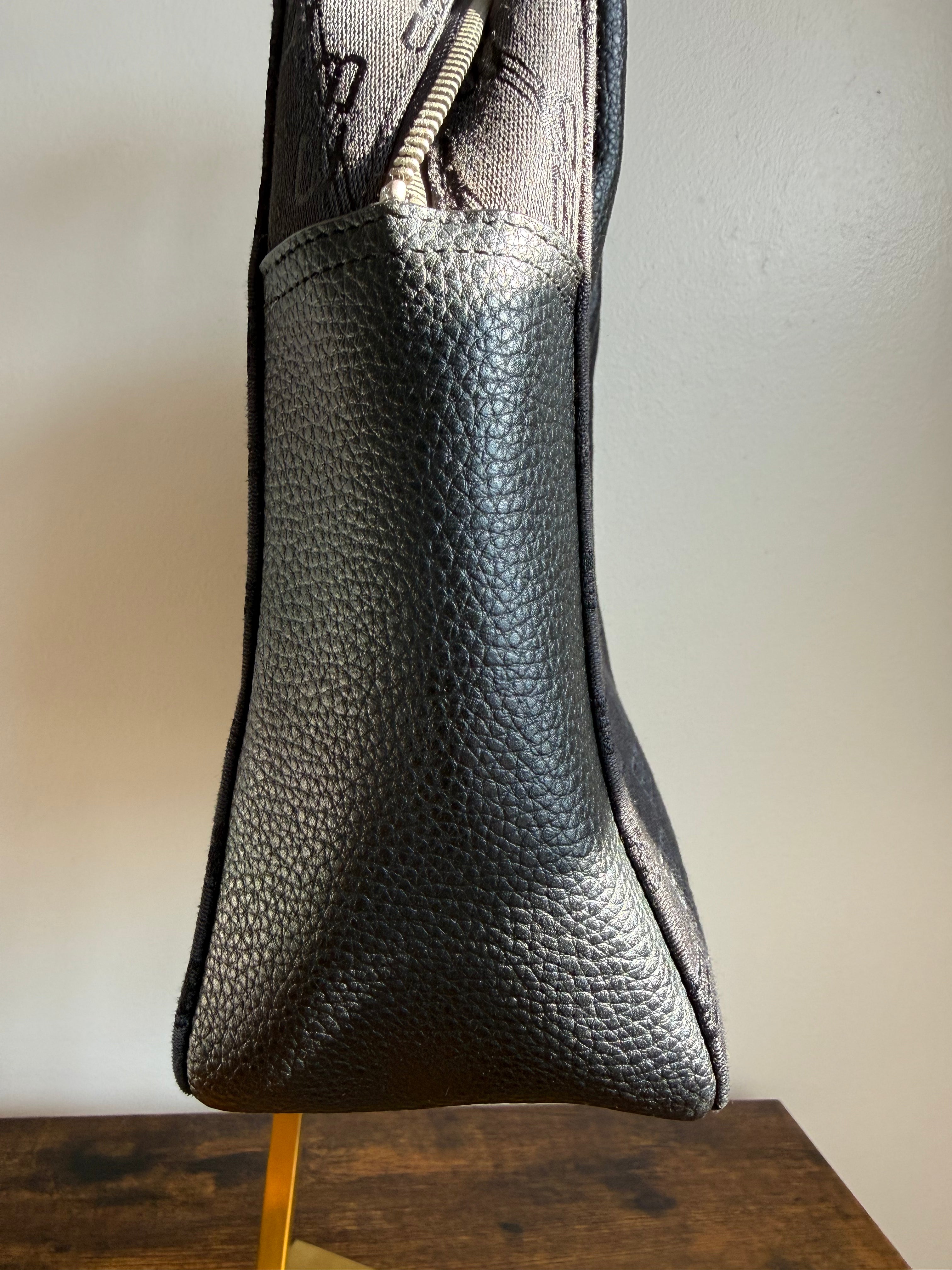 Balenciaga Archive Logo Jacquard Top Handle Bag – Black