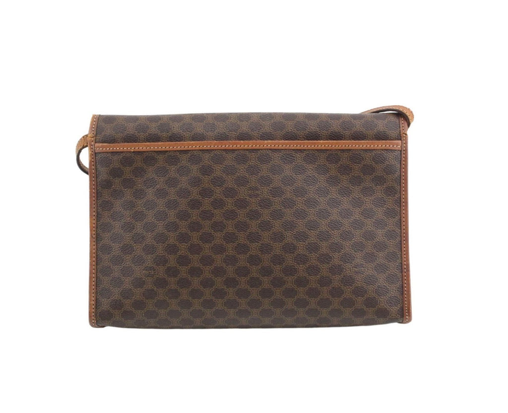 Celine Brown Macadam Crossbody bag