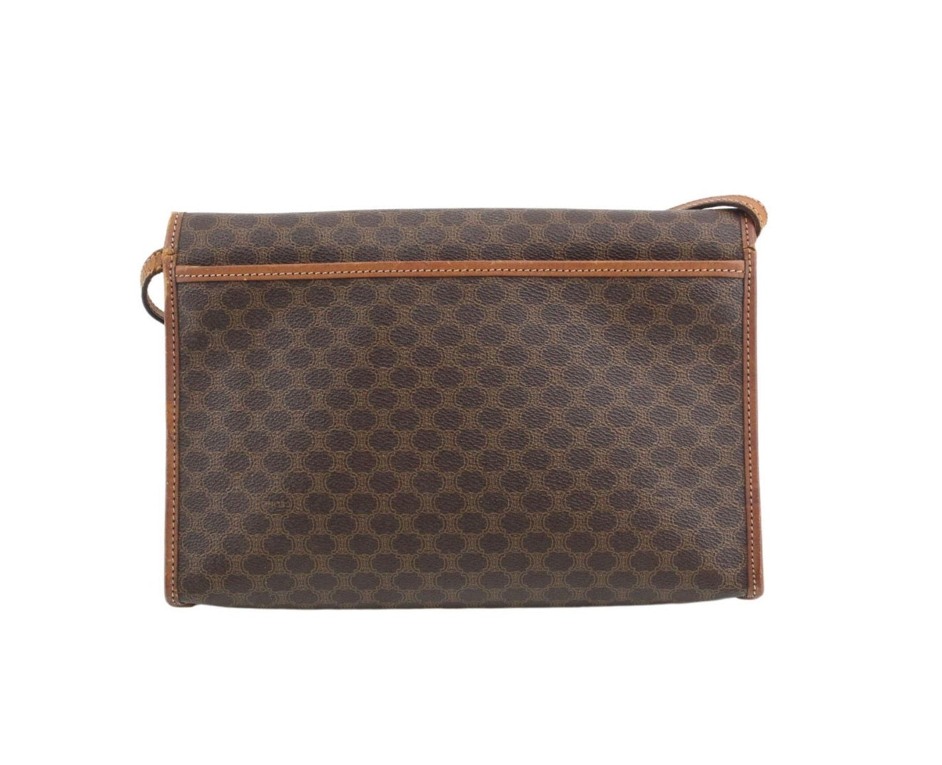 Celine Brown Macadam Crossbody bag
