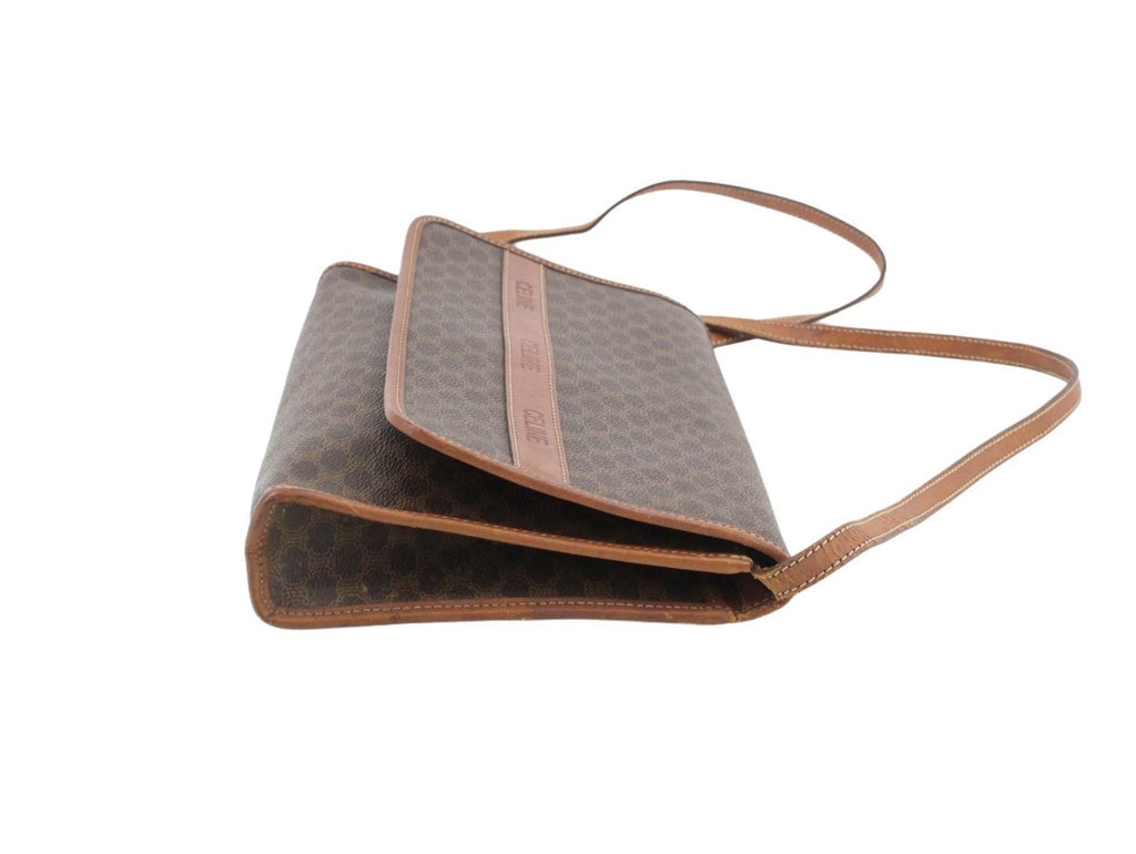 Celine Brown Macadam Crossbody bag