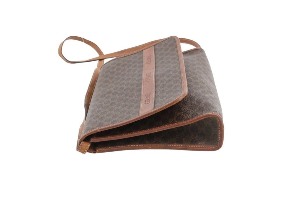 Celine Brown Macadam Crossbody bag