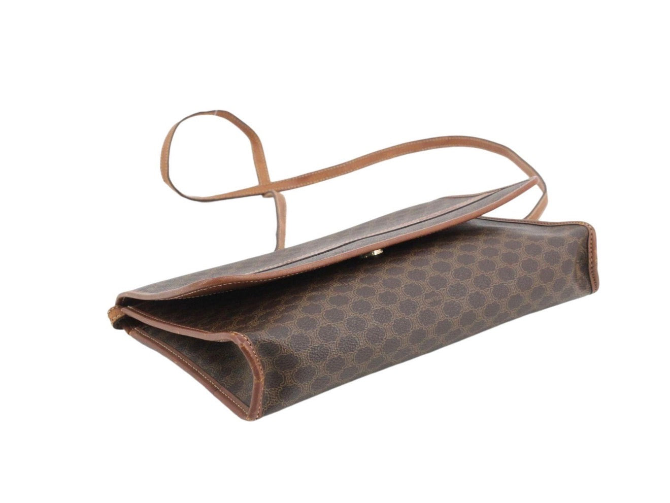 Celine Brown Macadam Crossbody bag