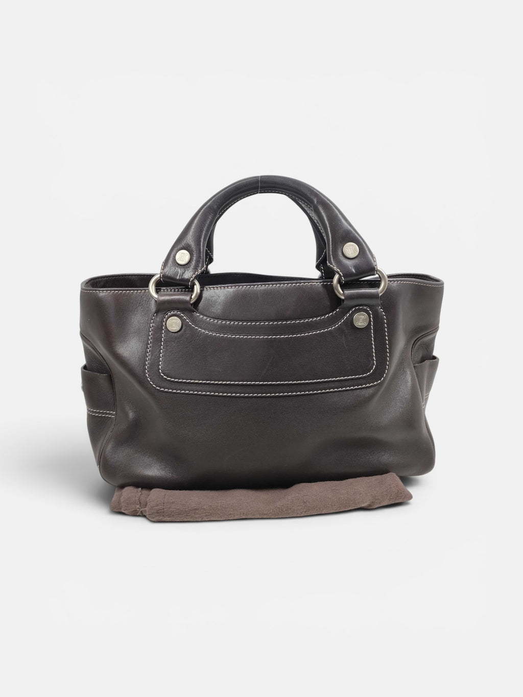 Celine Brown Leather Boogie Bag