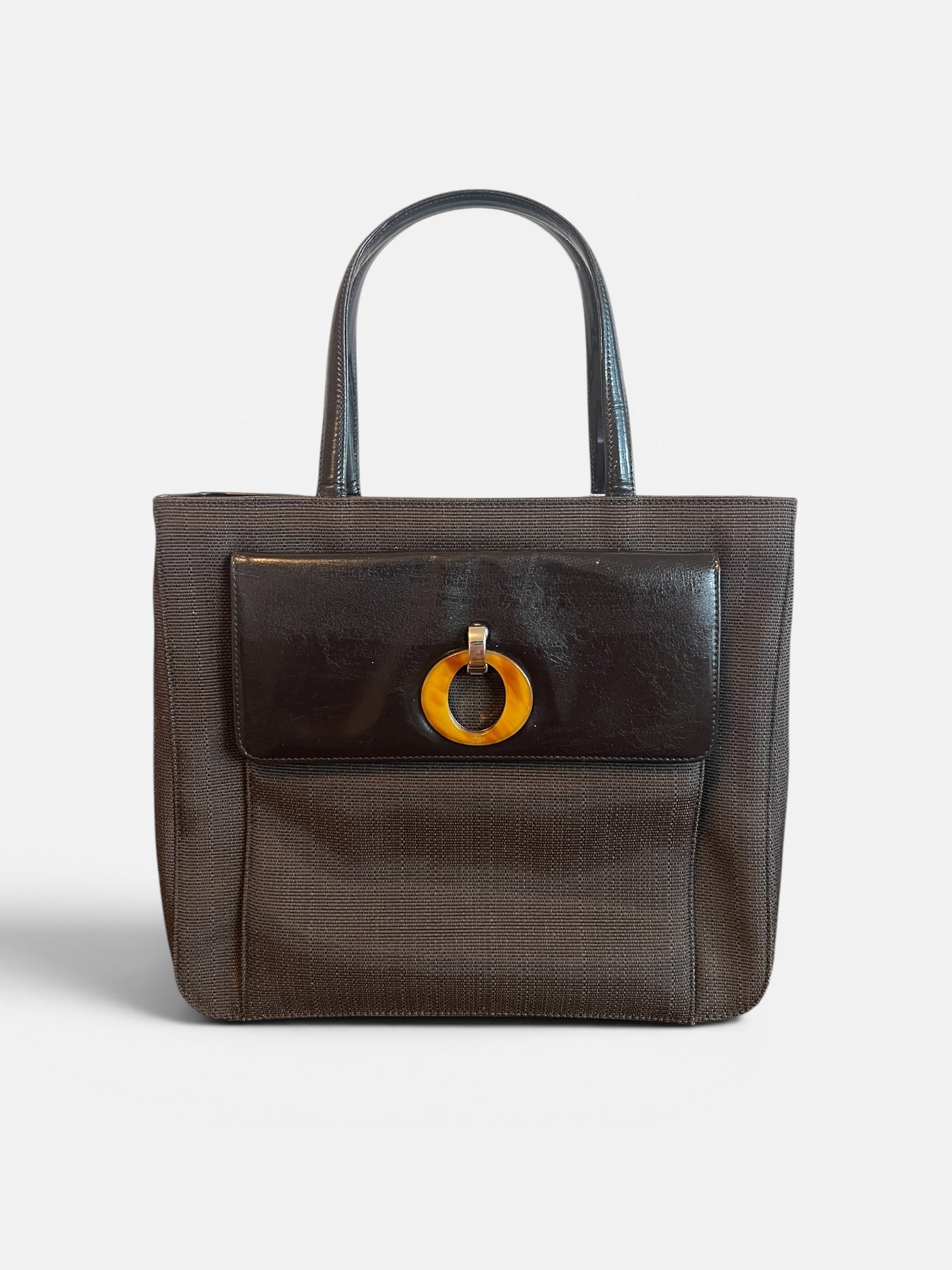 Christian Dior Paris Vintage Top Handle Tote