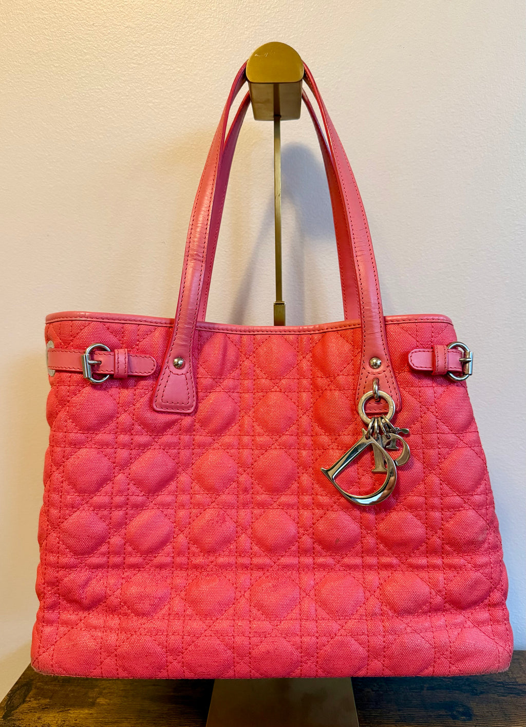 Christian Dior Paris Panarea Cannage Lady Tote Bag