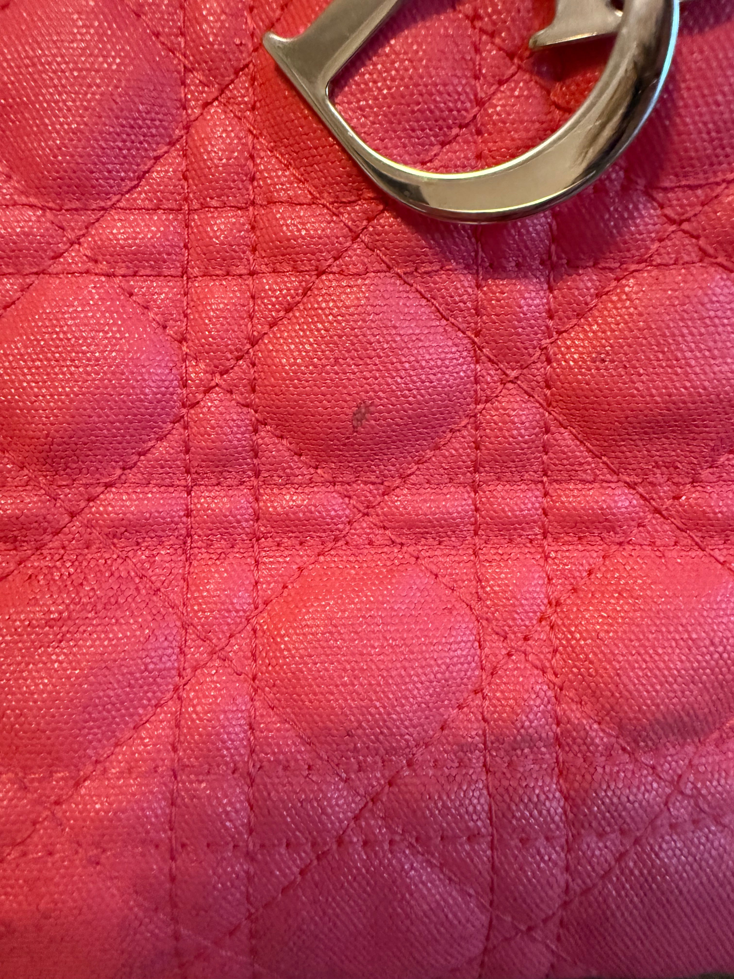 Christian Dior Paris Panarea Cannage Lady Tote Bag