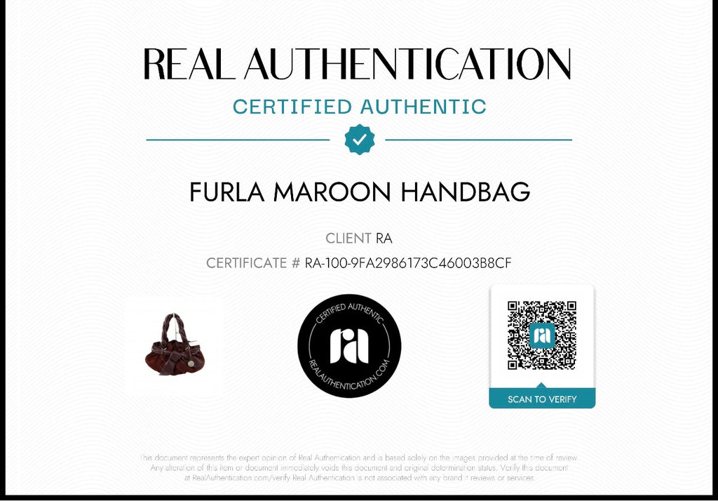 Furla Suede & Leather Handbag