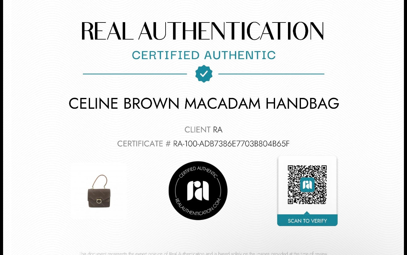 Vintage Céline Macadam D-Ring Flap Bag