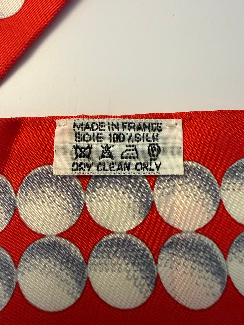 Hermès "Balles de Golf" Silk Twilly
