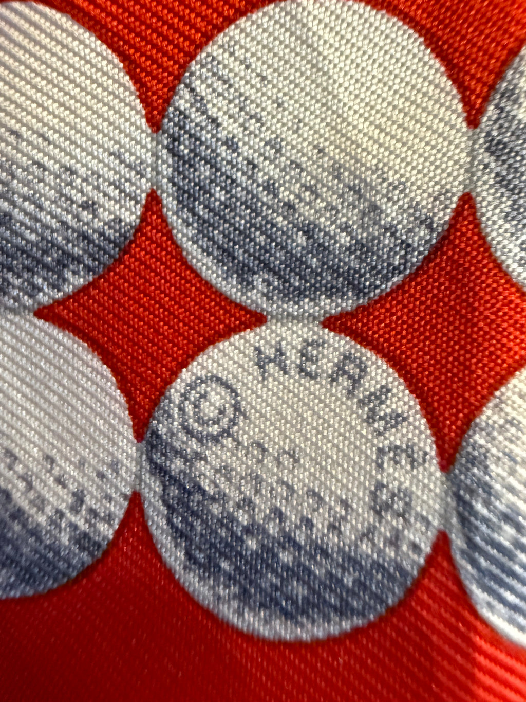 Hermès "Balles de Golf" Silk Twilly