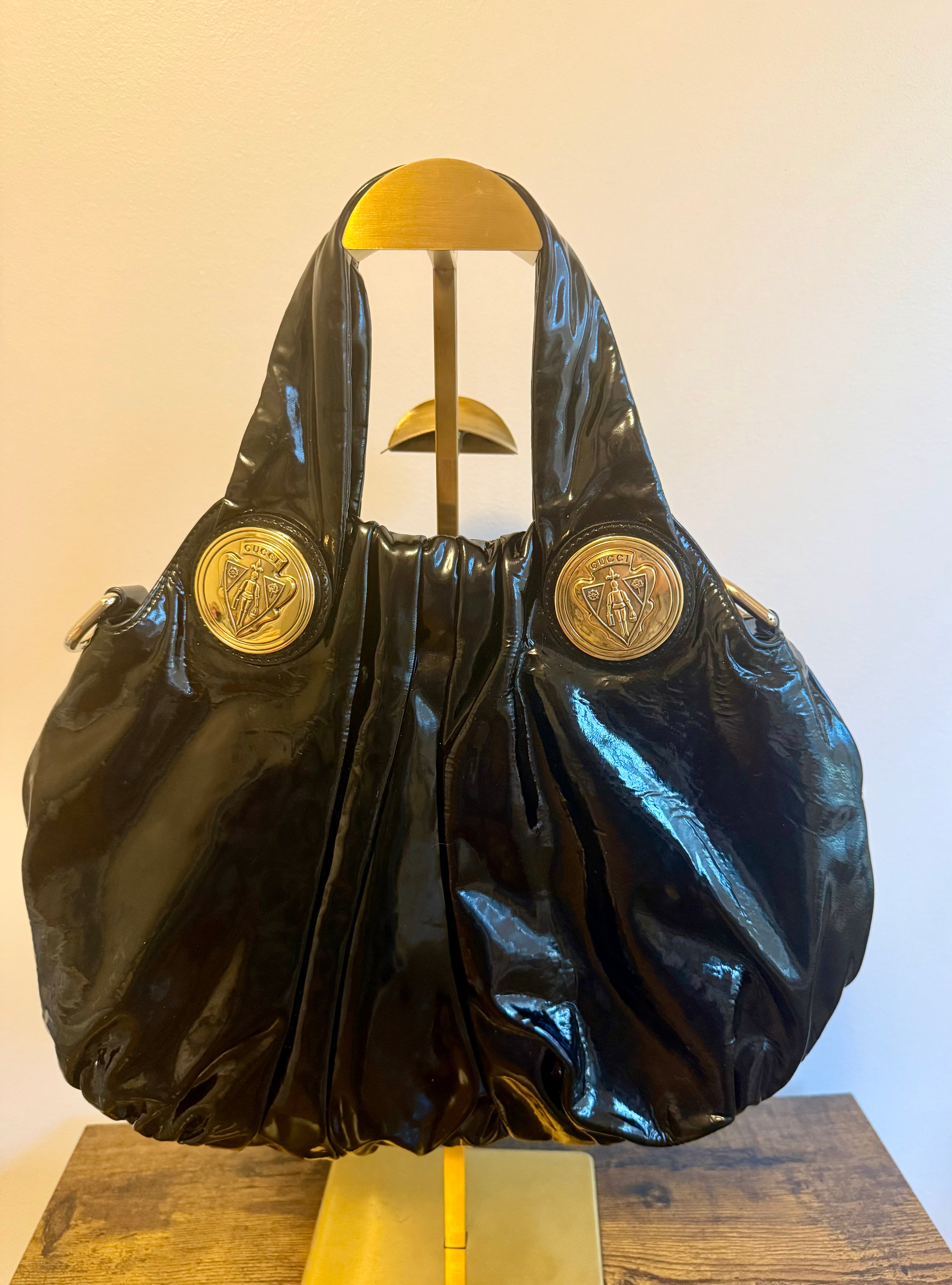 Gucci Patent Leather Hysteria Bag