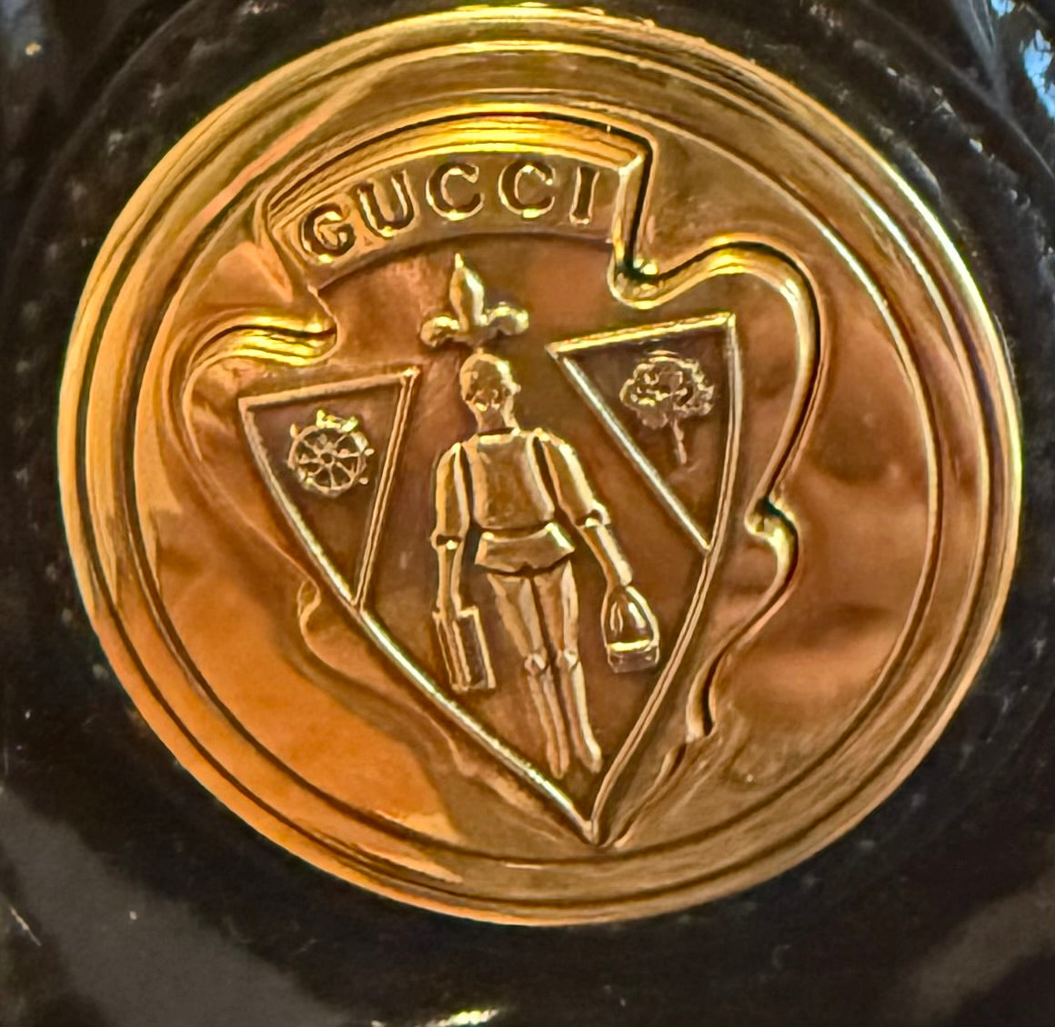 Gucci Patent Leather Hysteria Bag