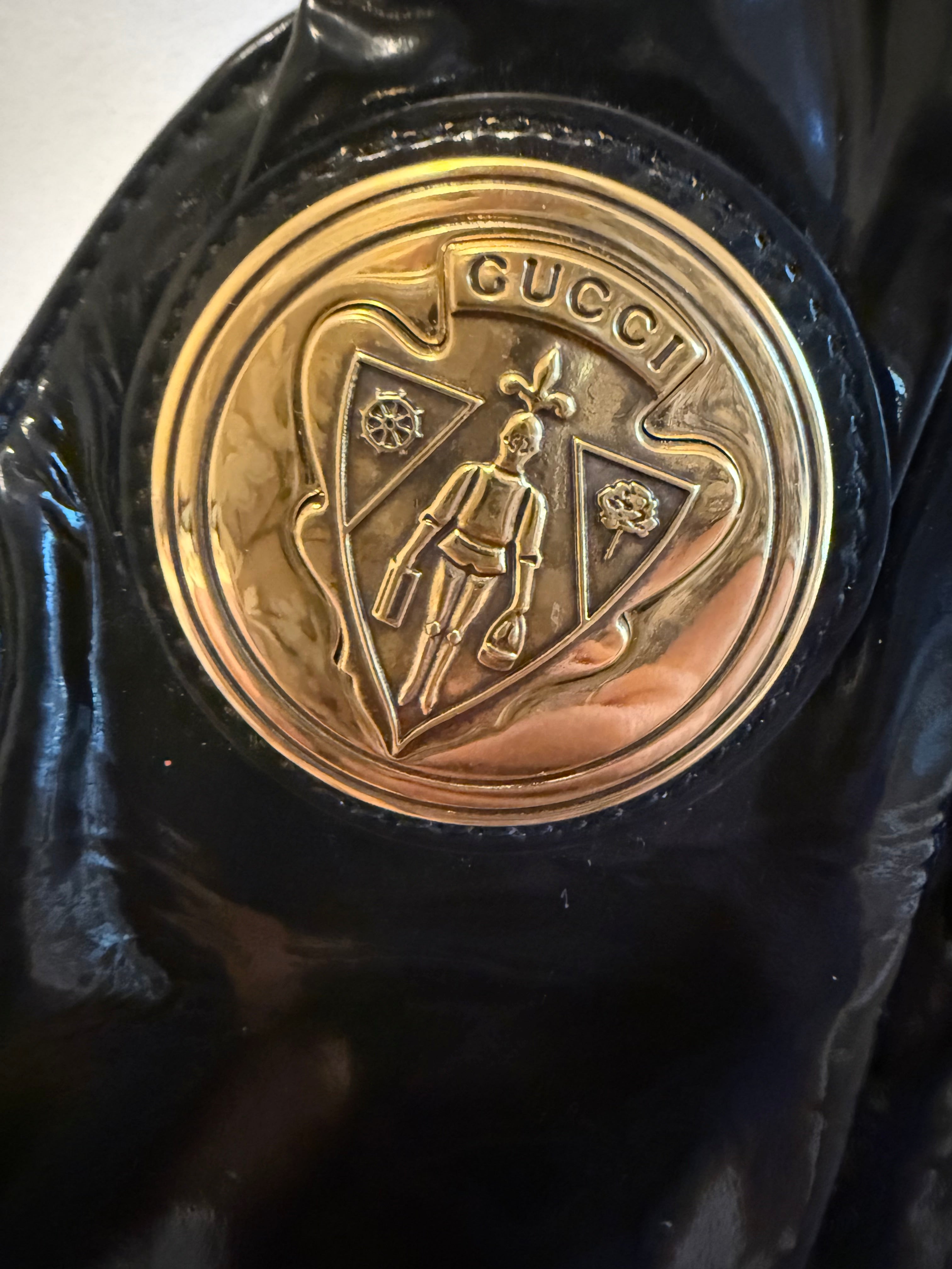 Gucci Patent Leather Hysteria Bag