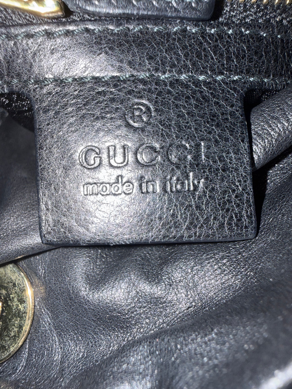 Gucci Patent Leather Hysteria Bag