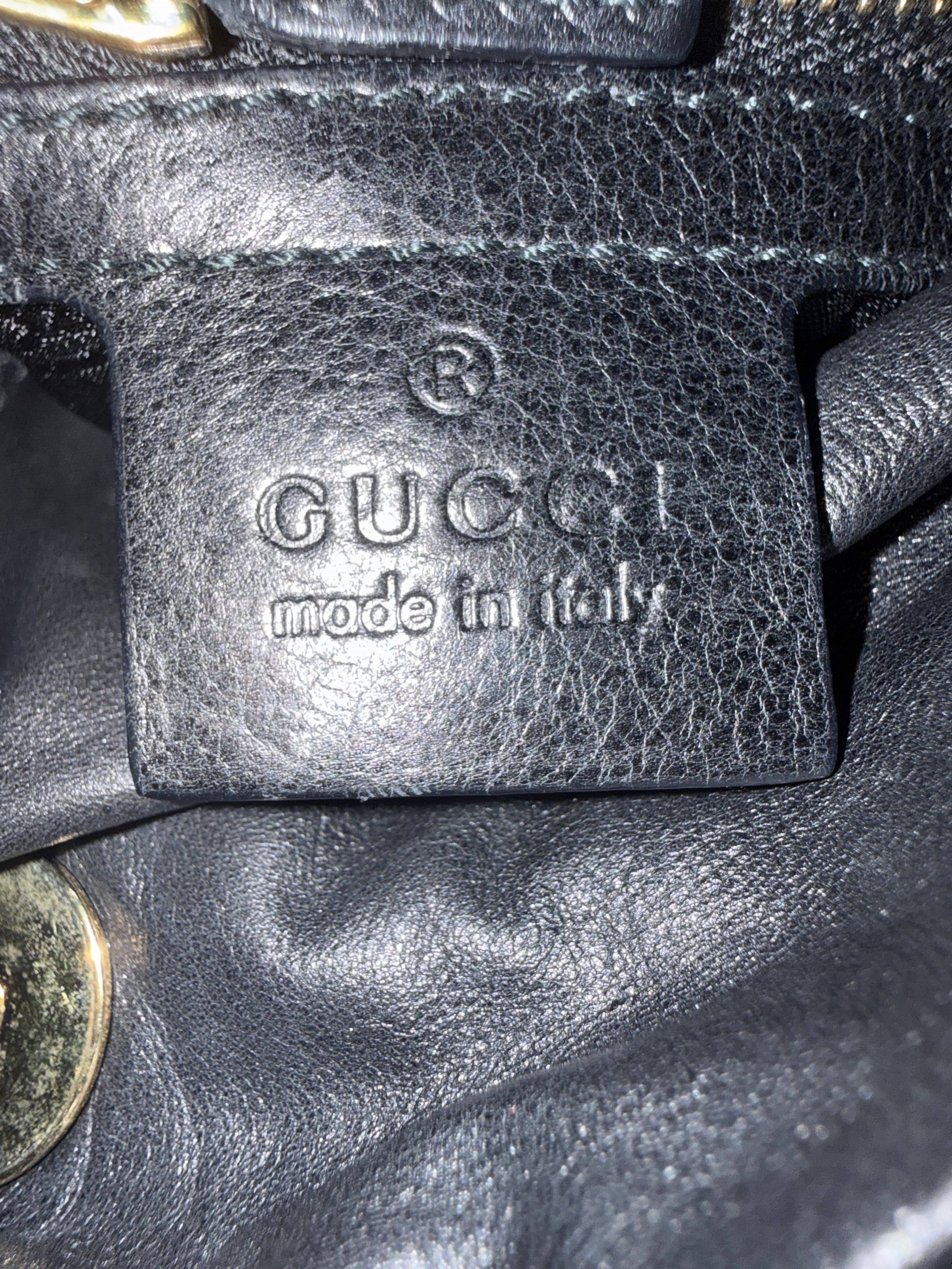 Gucci Patent Leather Hysteria Bag