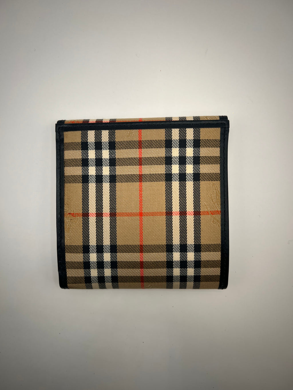 Burberry Vintage Nova Check Tri-Fold Wallet