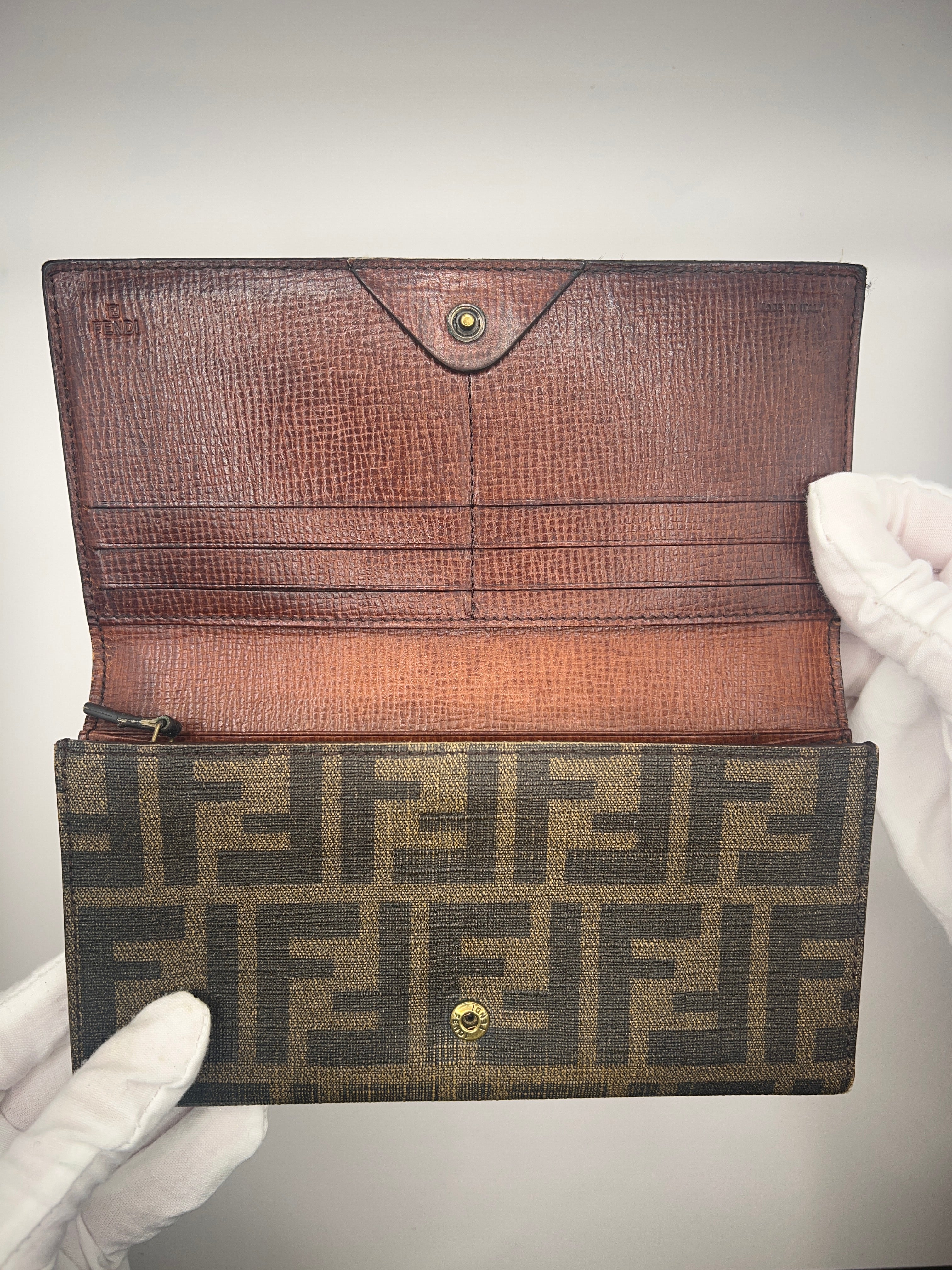 Fendi Zucca Monogram Wallet
