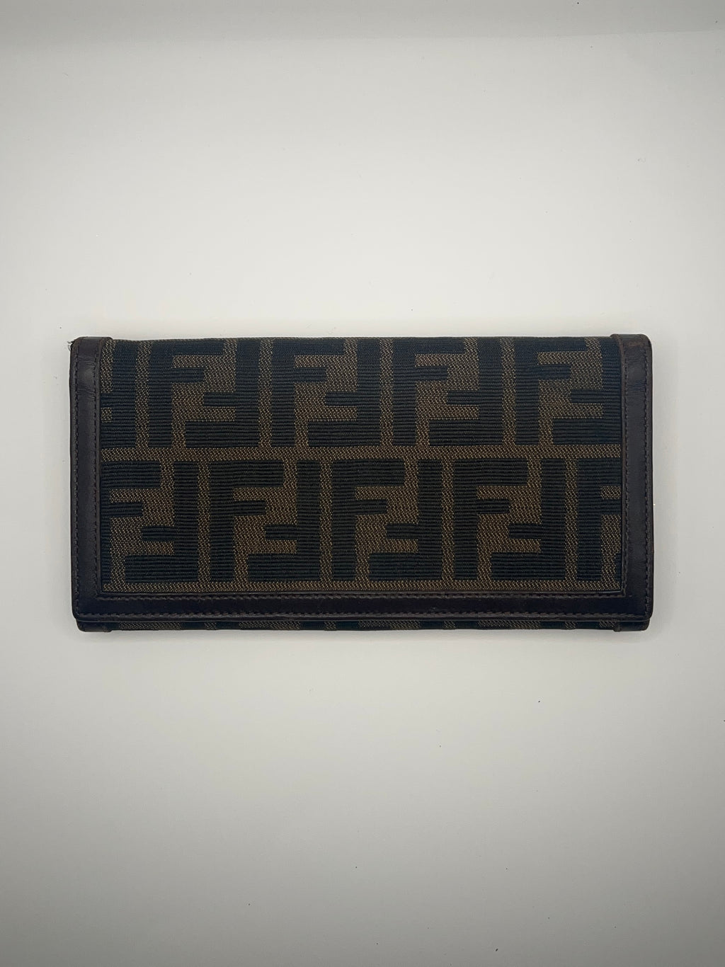 Fendi Zucca Continental Wallet