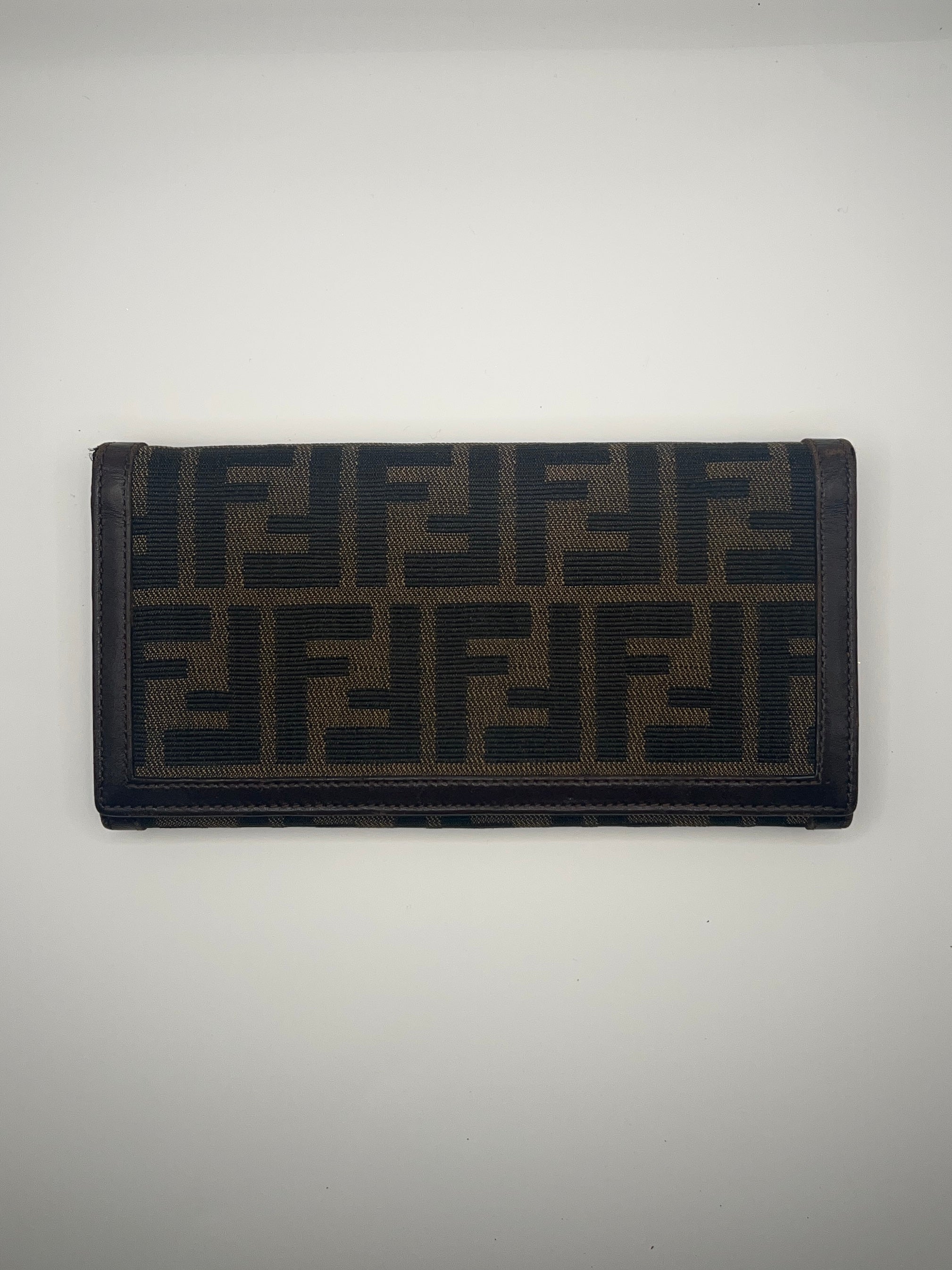 Fendi Zucca Continental Wallet