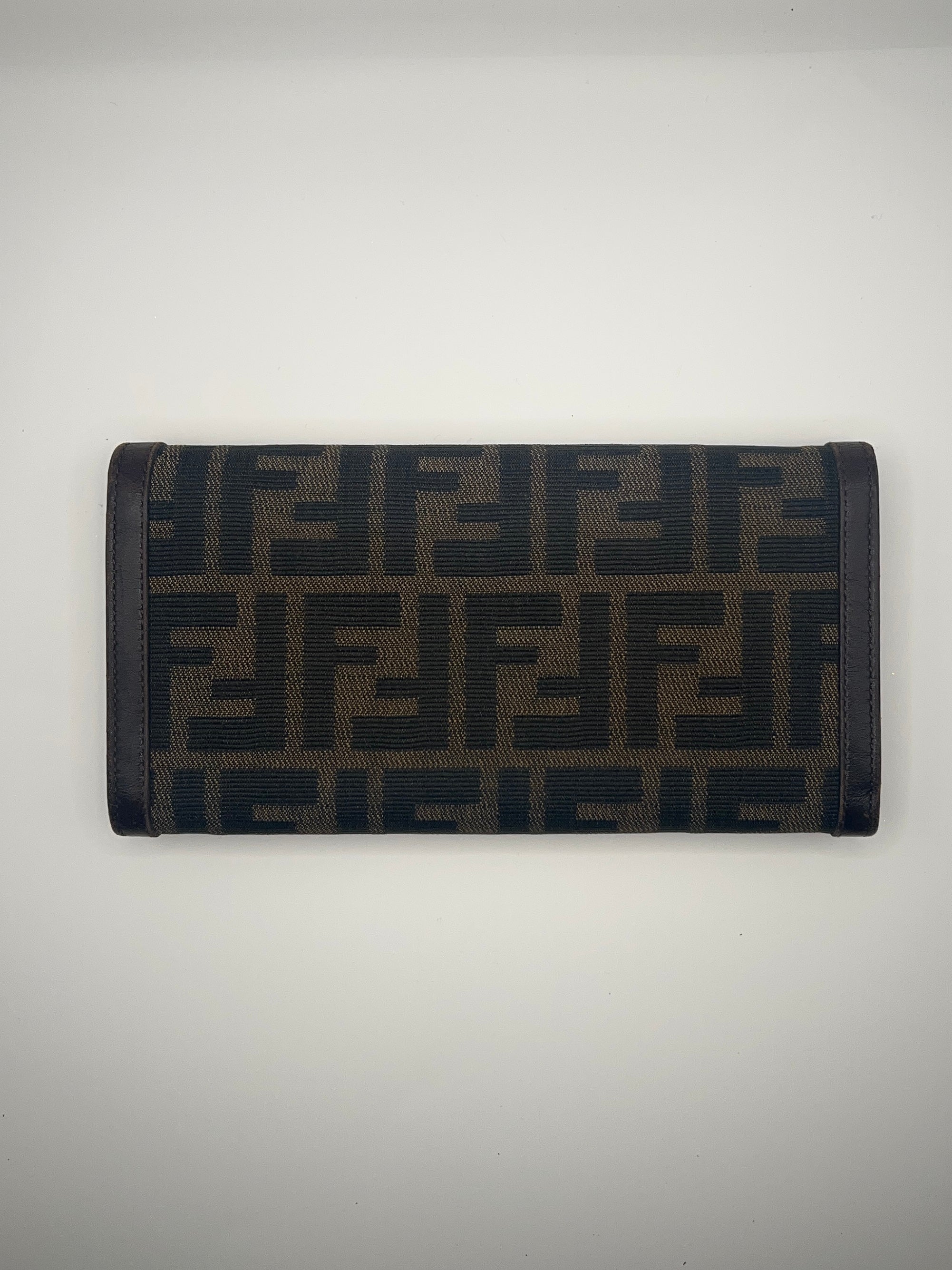 Fendi Zucca Continental Wallet