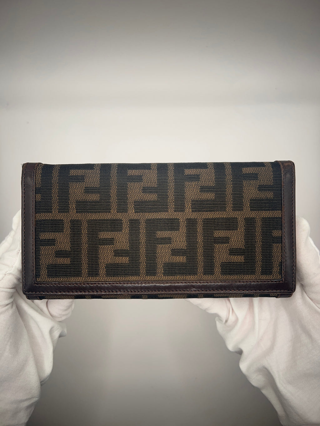 Fendi Zucca Continental Wallet