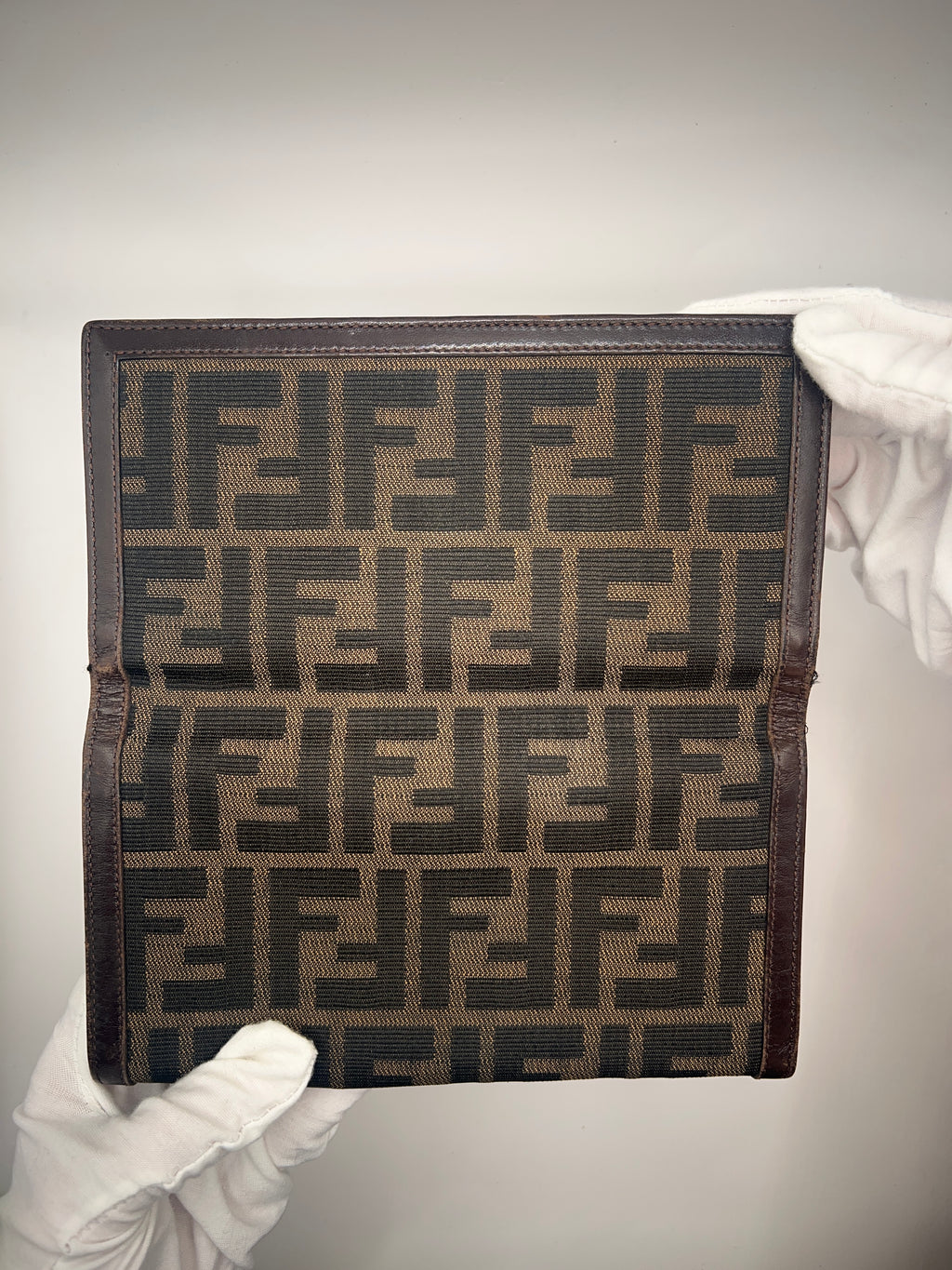 Fendi Zucca Continental Wallet