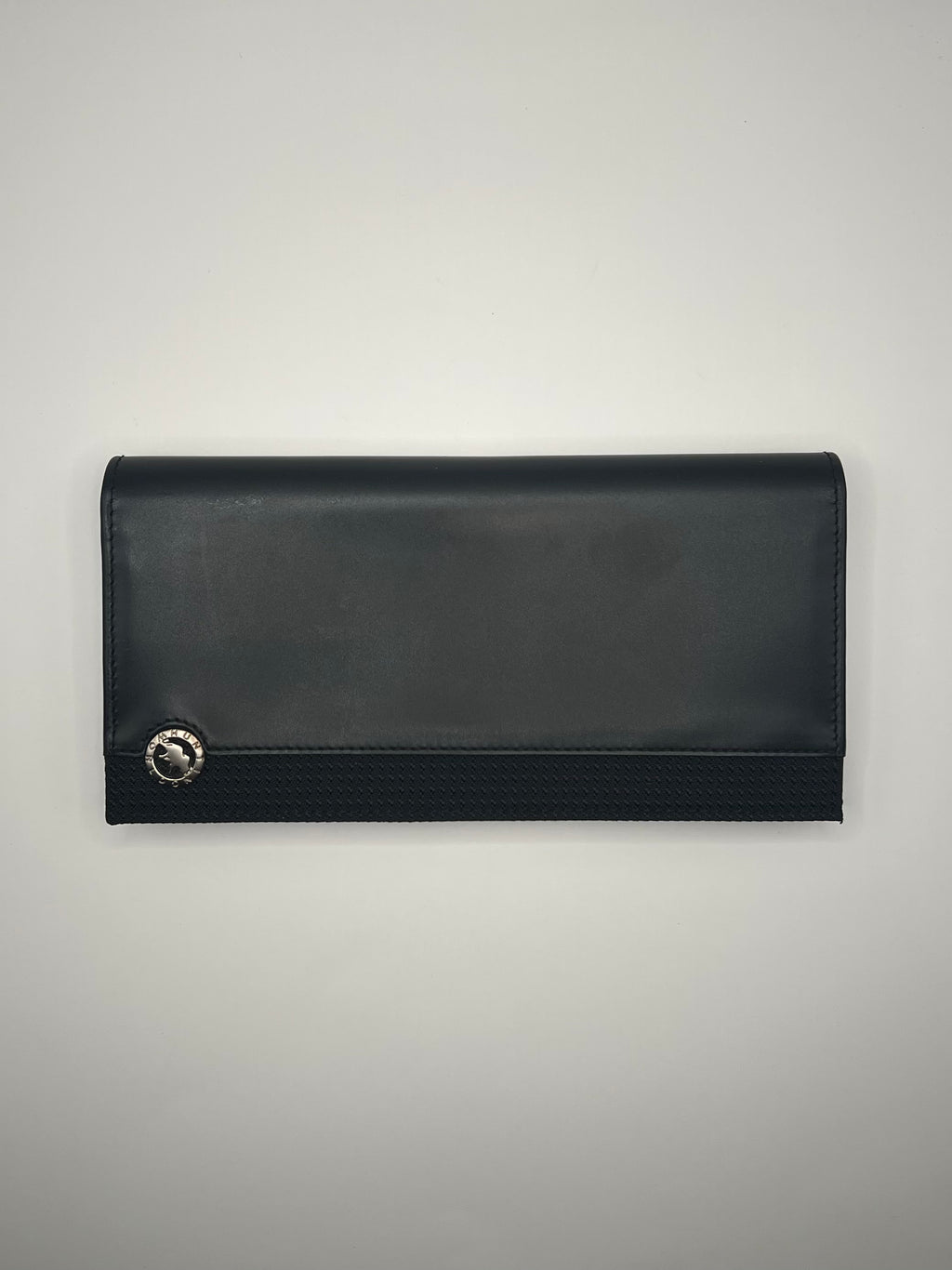 Hunting World Black Leather Continental Wallet