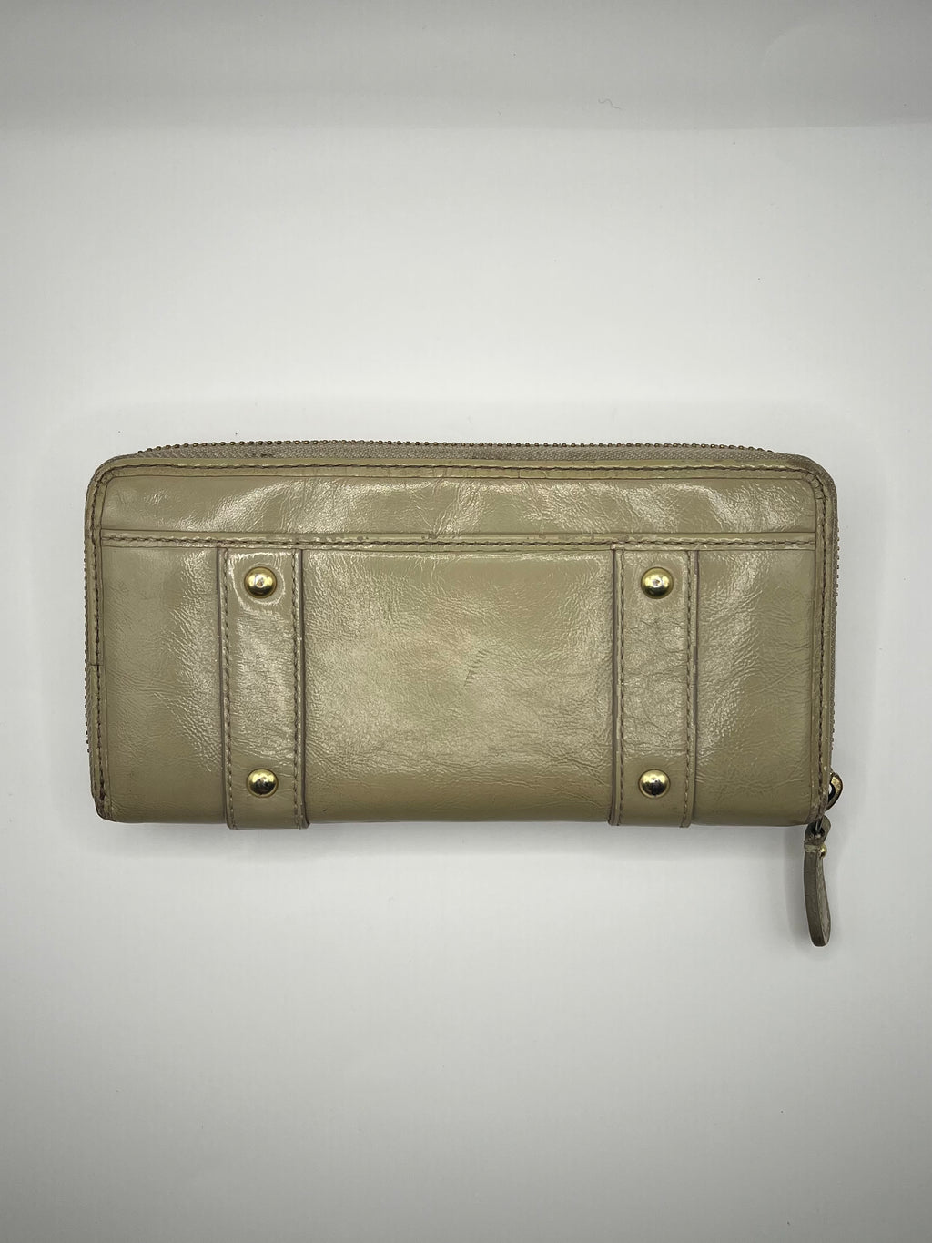 Coach Zoe Double Buckle Zip Around Wallet