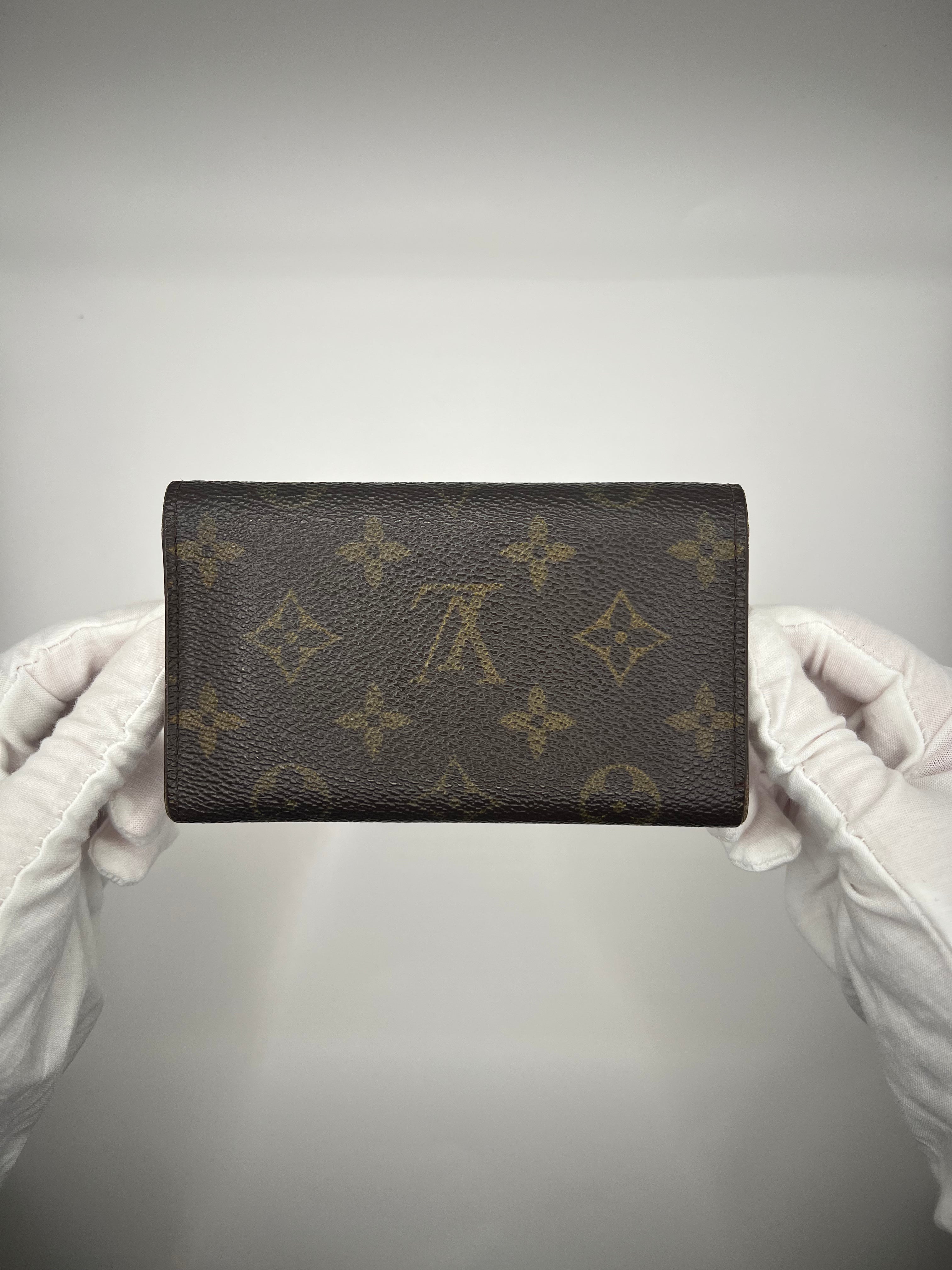 Louis Vuitton Monogram Porte-Monnaie Tresor Wallet
