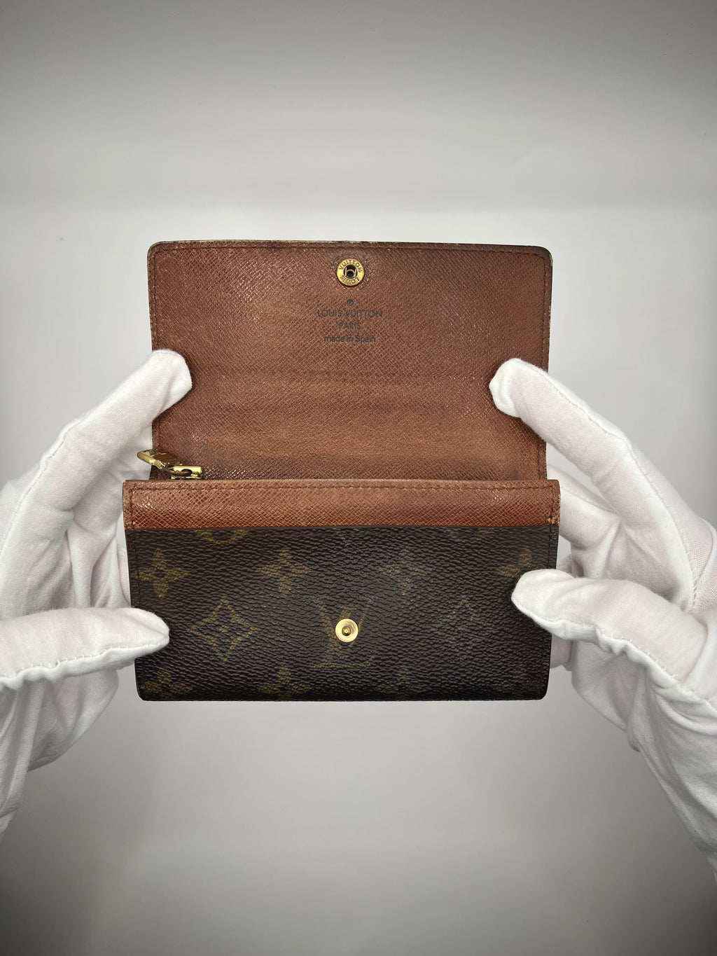 Louis Vuitton Monogram Porte-Monnaie Tresor Wallet