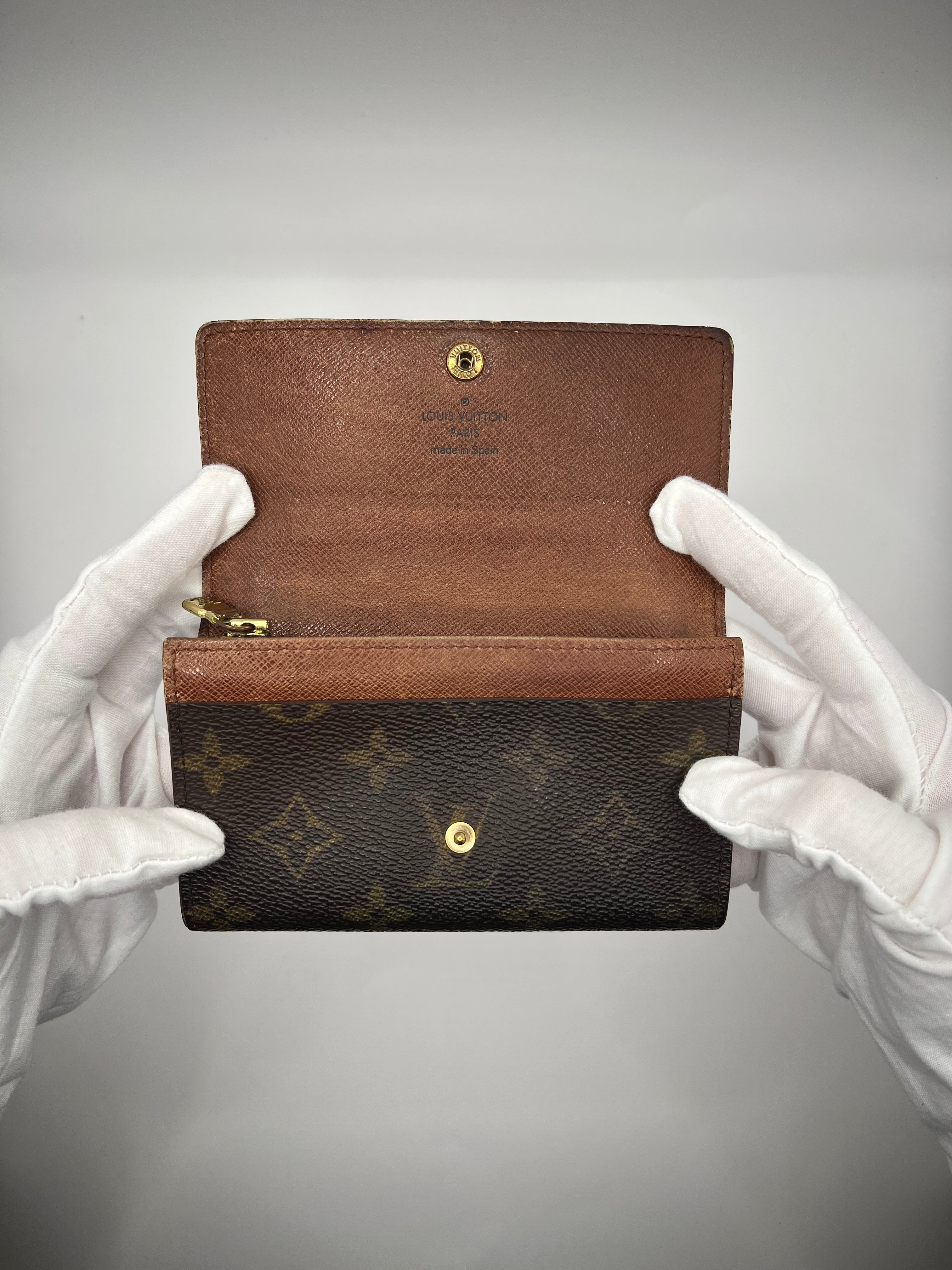 Louis Vuitton Monogram Porte-Monnaie Tresor Wallet